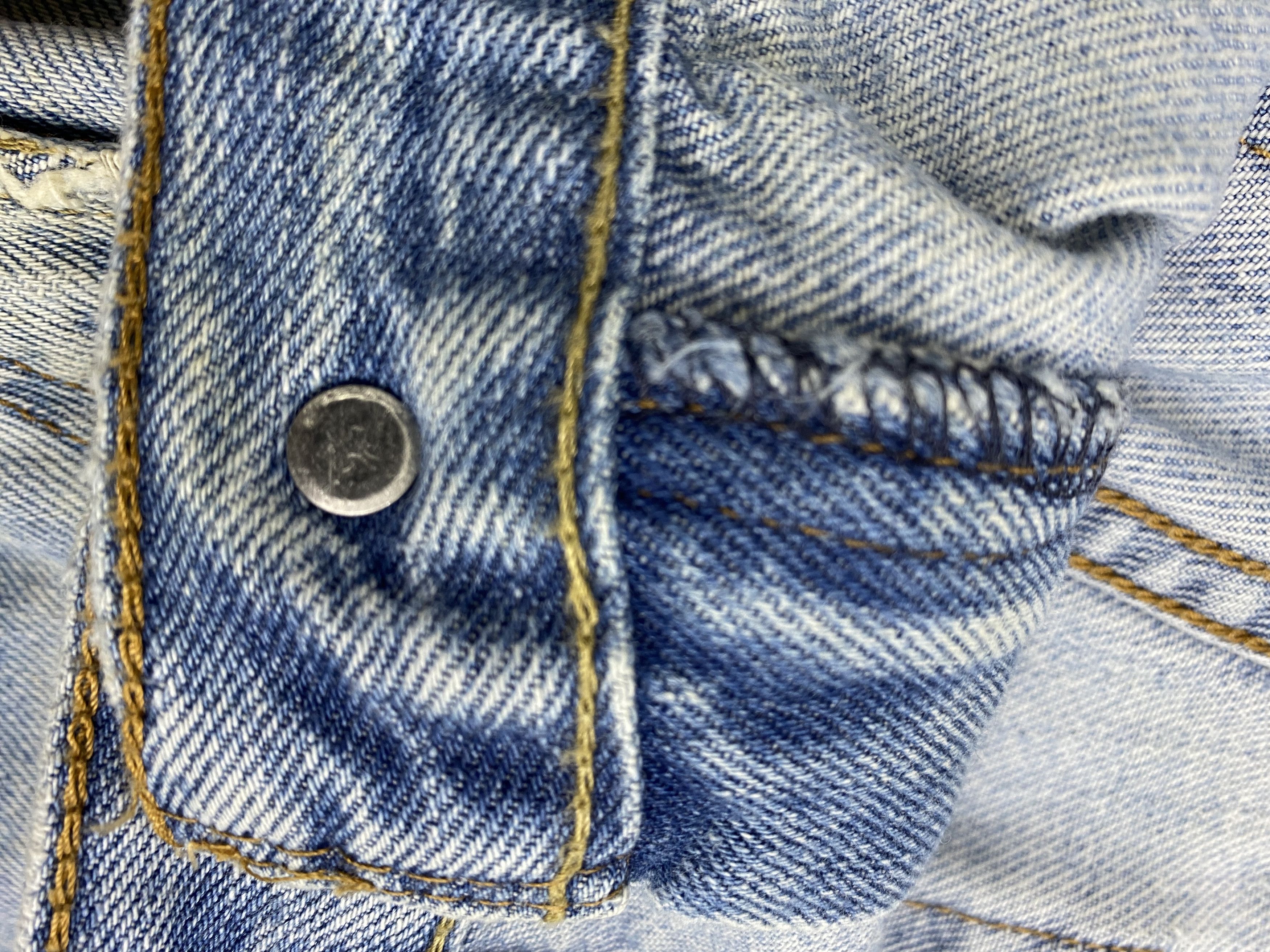 Levi's × Vintage Vintage Levis 516 Faded Blue Denim Size US 34 / EU 50 - 10 Thumbnail