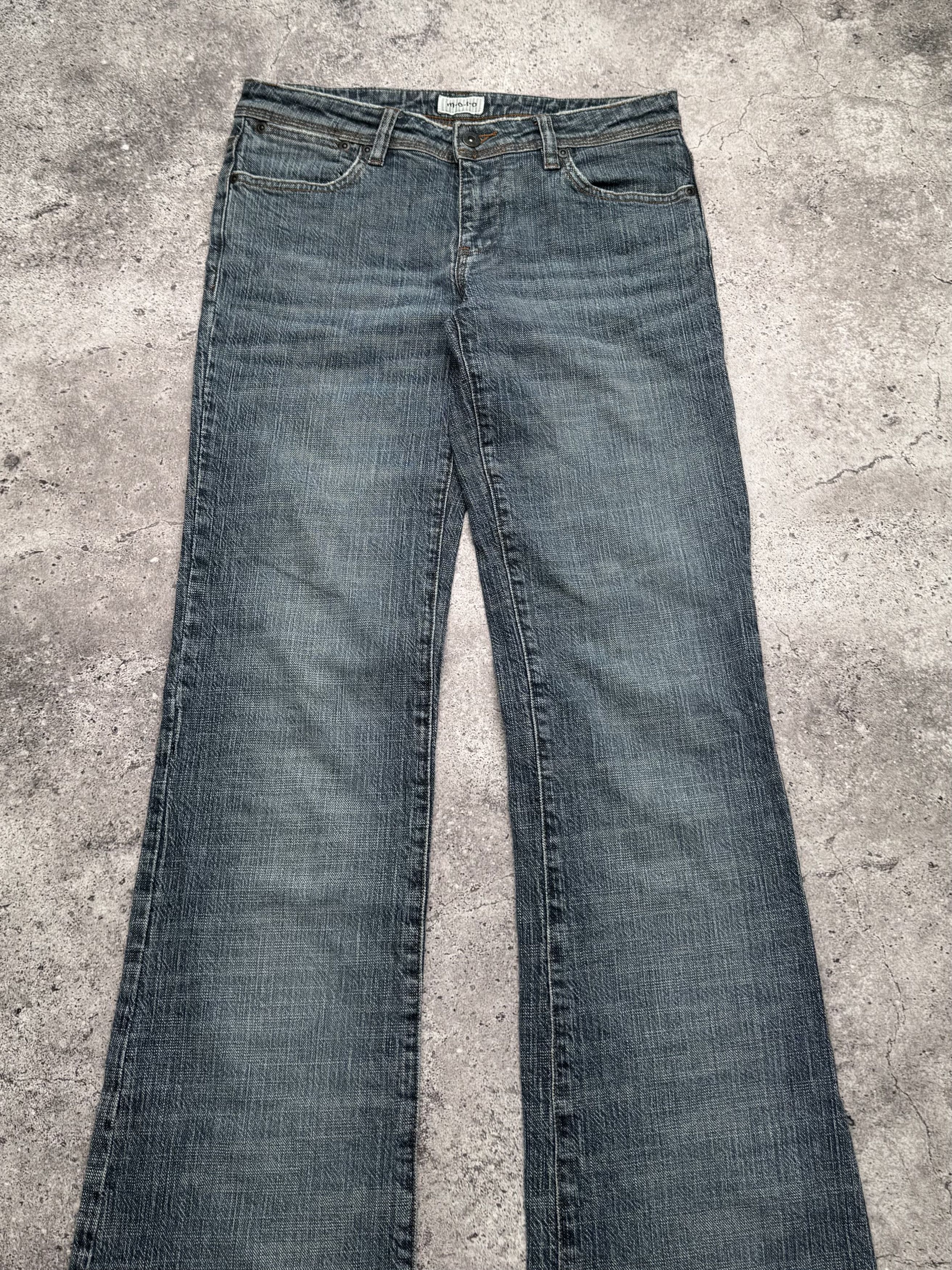 Vintage Vintage Faded Wash Low Rise Flared Denim Jeans C20 Size 27" / US 4 / IT 40 - 2 Thumbnail