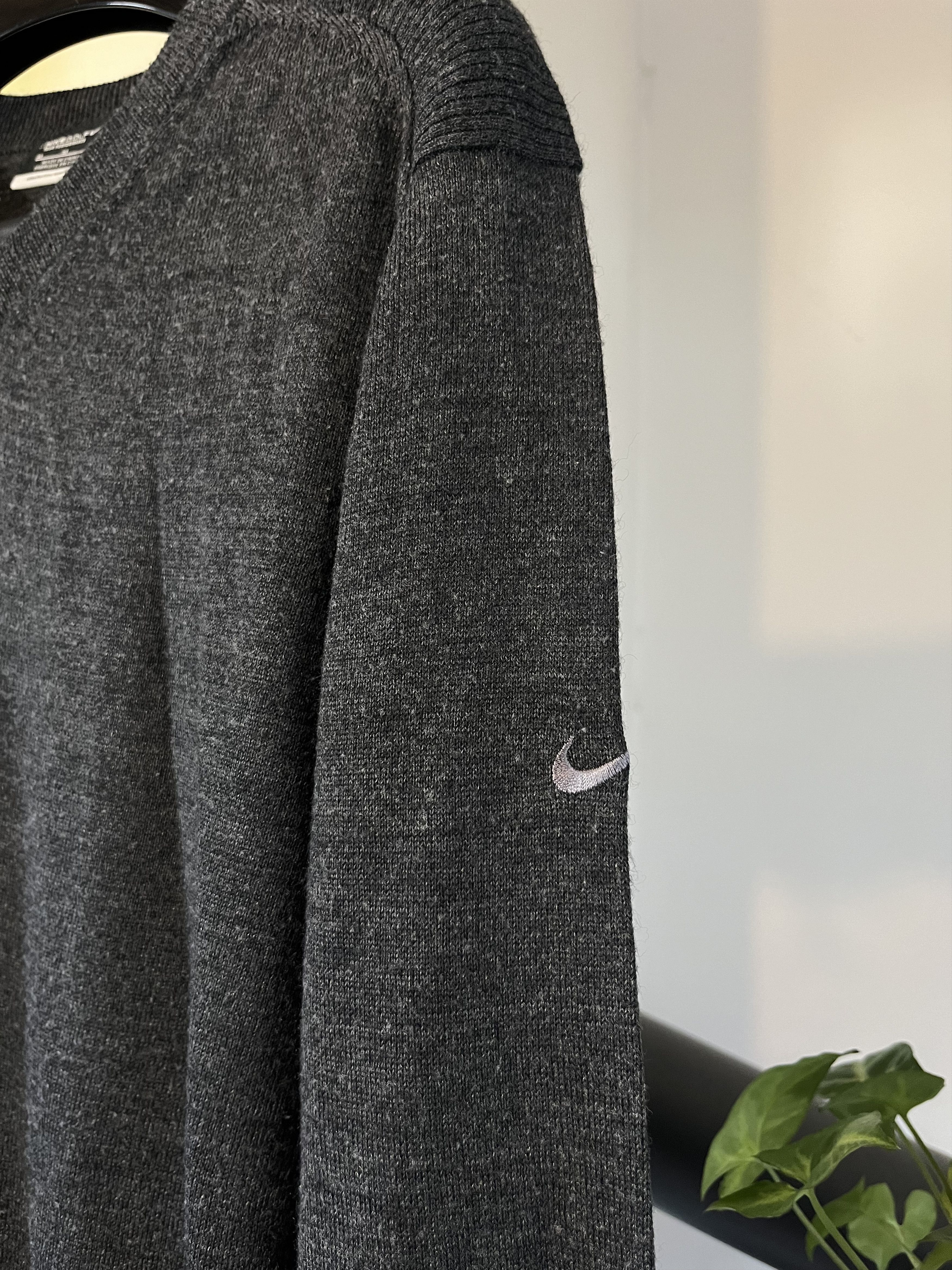Nike × Vintage 90s Nike Golf Swosh Wool Knitwear Size US M / EU 48-50 / 2 - 4 Thumbnail