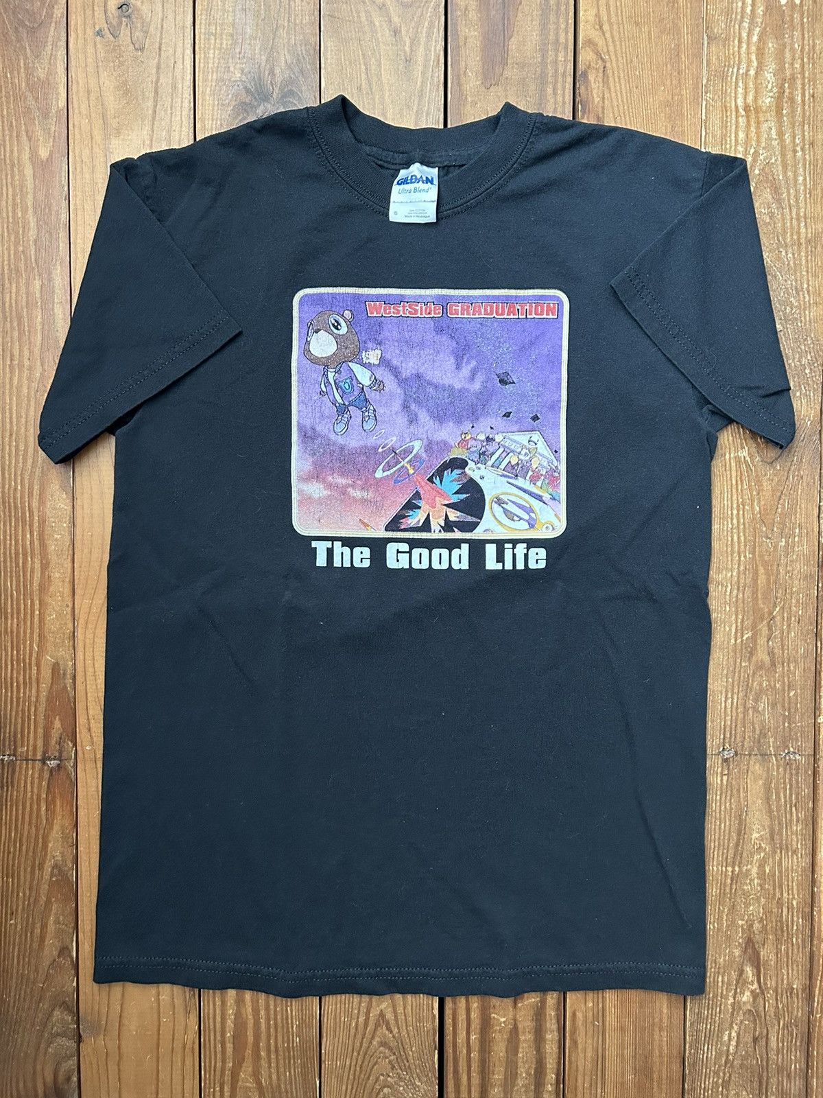 Vintage Vintage Kanye West Graduation The Good Life Murakami T-Shirt Size US S / EU 44-46 / 1 - 1 Thumbnail