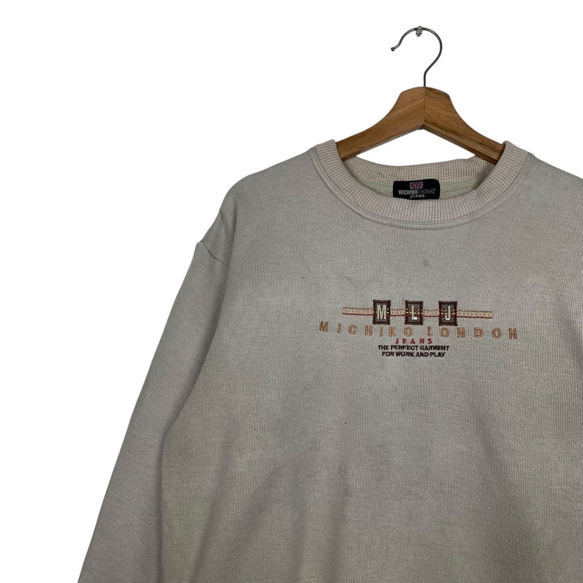 Michiko Koshino London MICHIKO LONDON JEANS Crewneck Sweatshirt #2948-C133 Size US M / EU 48-50 / 2 - 4 Thumbnail