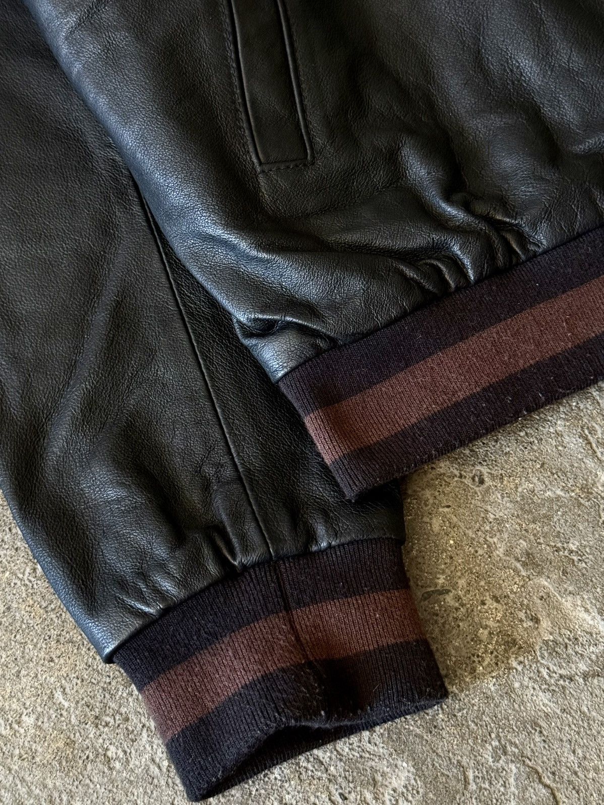 Gucci × Tom Ford Gucci - Tom Ford - Cherry Line - Leather Jacket Size US S / EU 44-46 / 1 - 3 Thumbnail