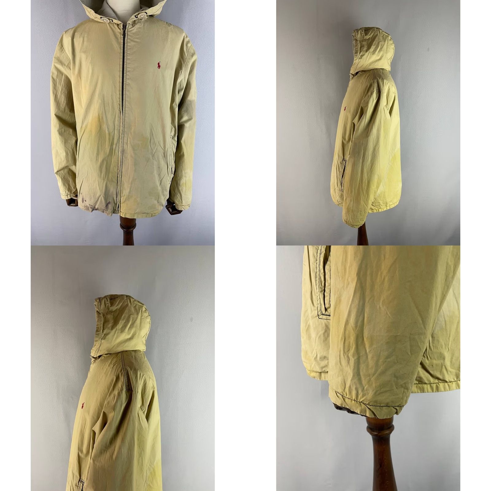 Polo Ralph Lauren Polo Ralph Lauren Mens Jacket Long Sleeve Zip Bomber Cream Cotton Full Zip Regular Fit L Mens Pork? Size US L / EU 52-54 / 3 - 11 Thumbnail