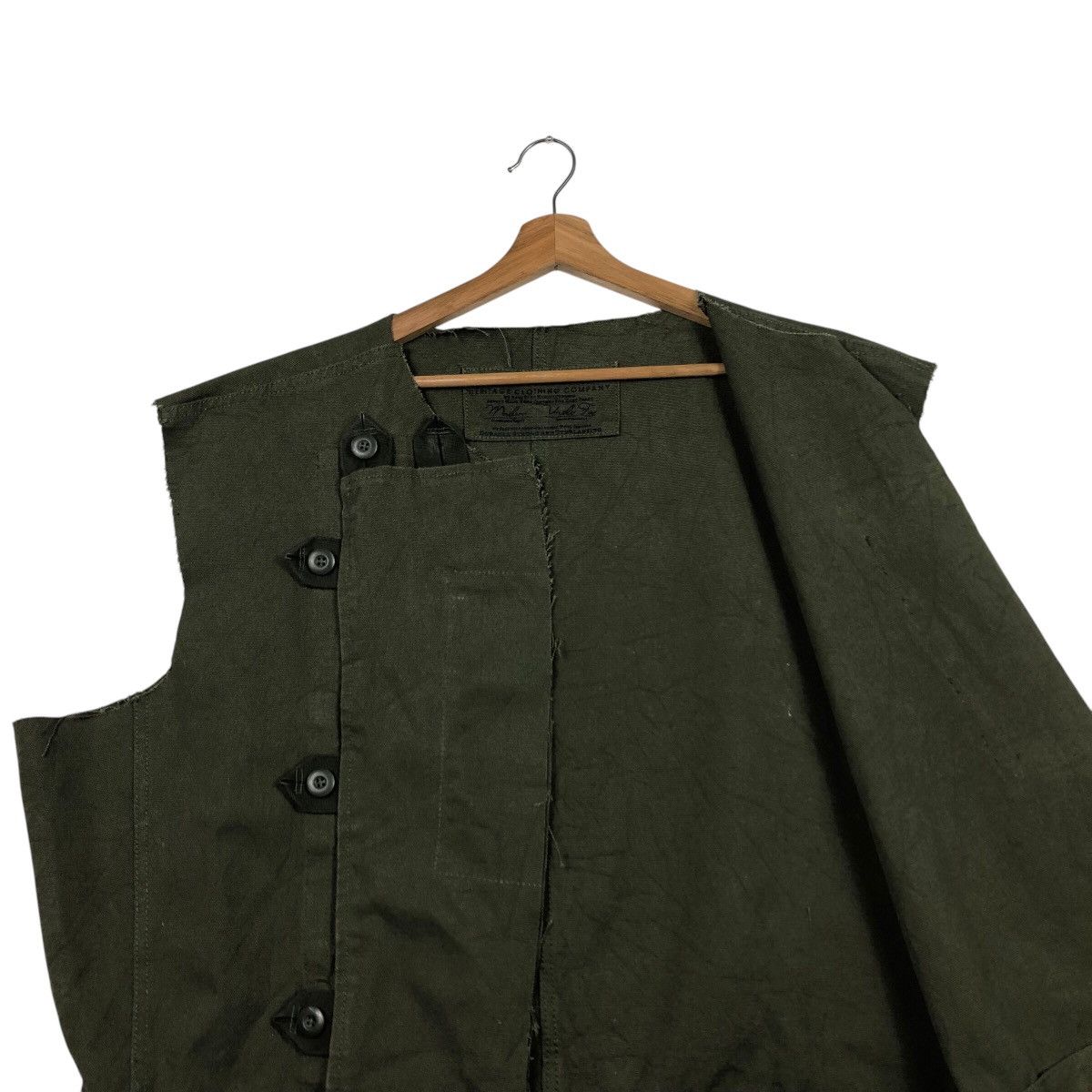 Japanese Brand CRAFTSMANSHIP Biker Tactical Asym Field Vest Olive Utility Size US M / EU 48-50 / 2 - 13 Thumbnail