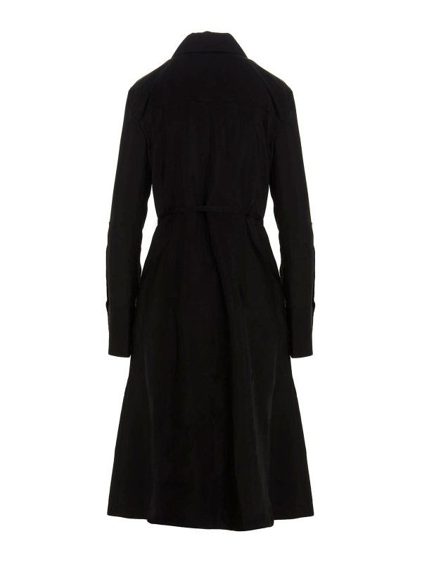 Jil Sander o1y0925 Midi Dress in Black Size M / US 6-8 / IT 42-44 - 2 Thumbnail
