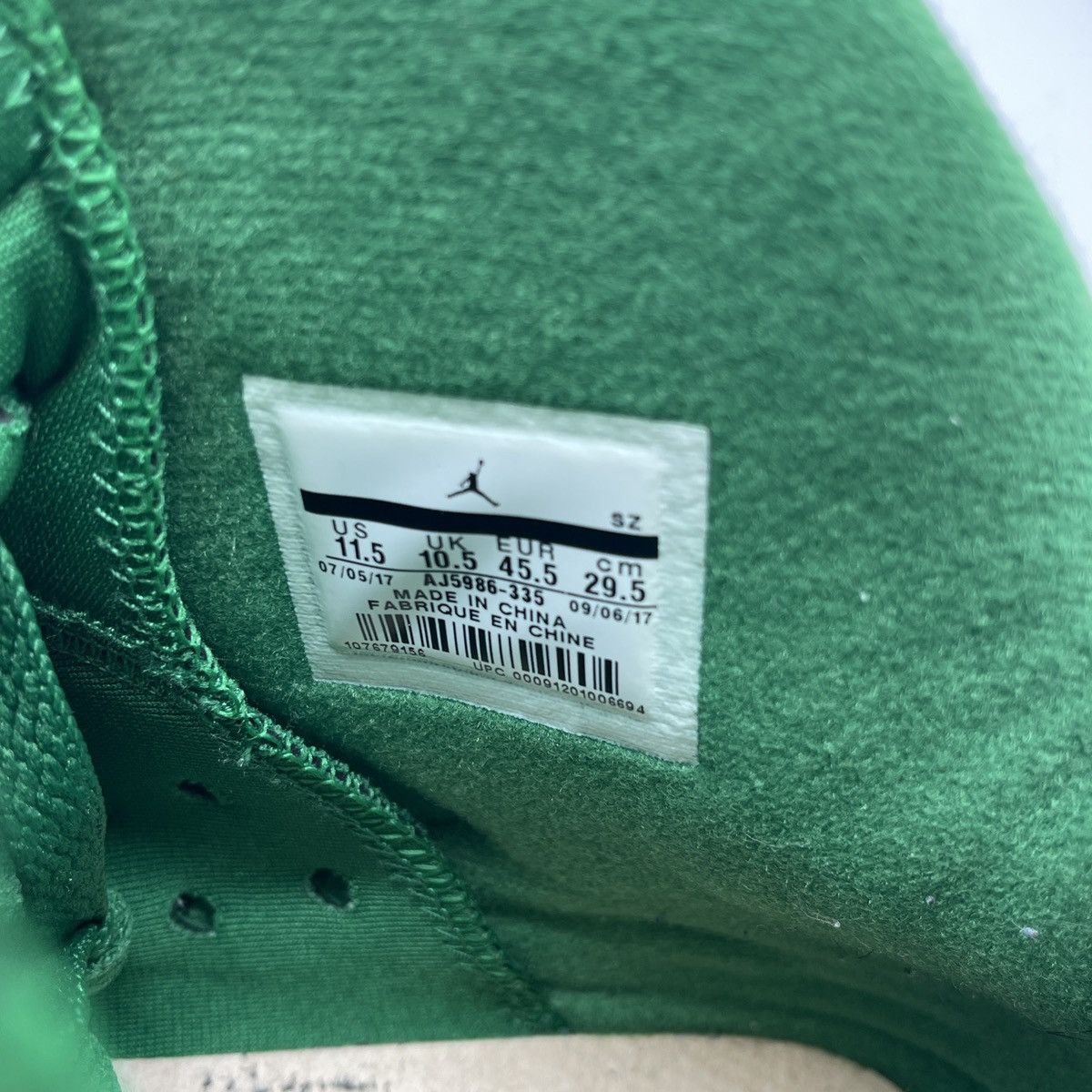 Jordan Brand Air Jordan 6 green suede Gatorade Size US 11.5 / EU 44-45 - 8 Thumbnail