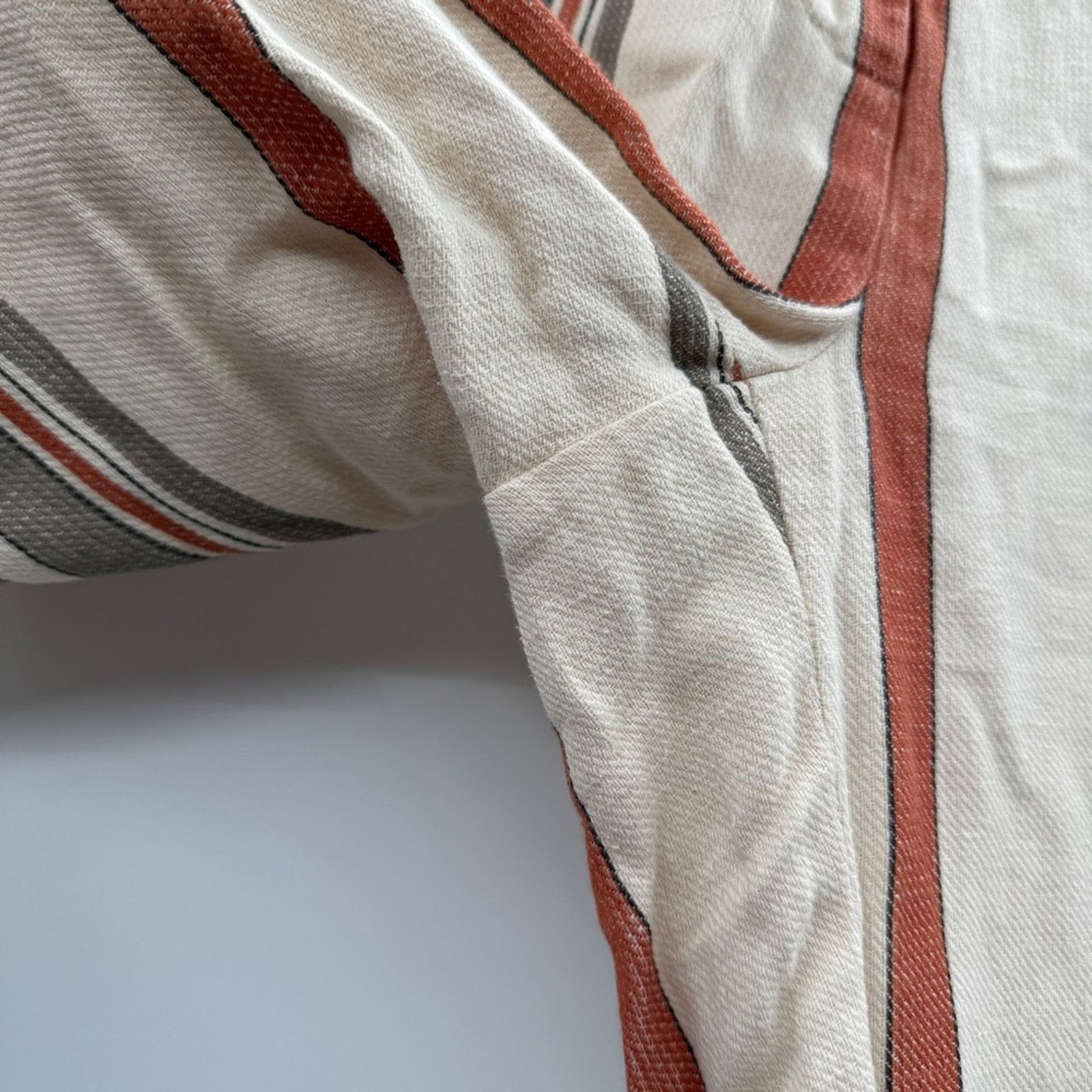 Rebecca Minkoff Rebecca Minkoff Molly Striped High Rise Straight Pants 6 Size 28" / US 6 / IT 42 - 6 Thumbnail