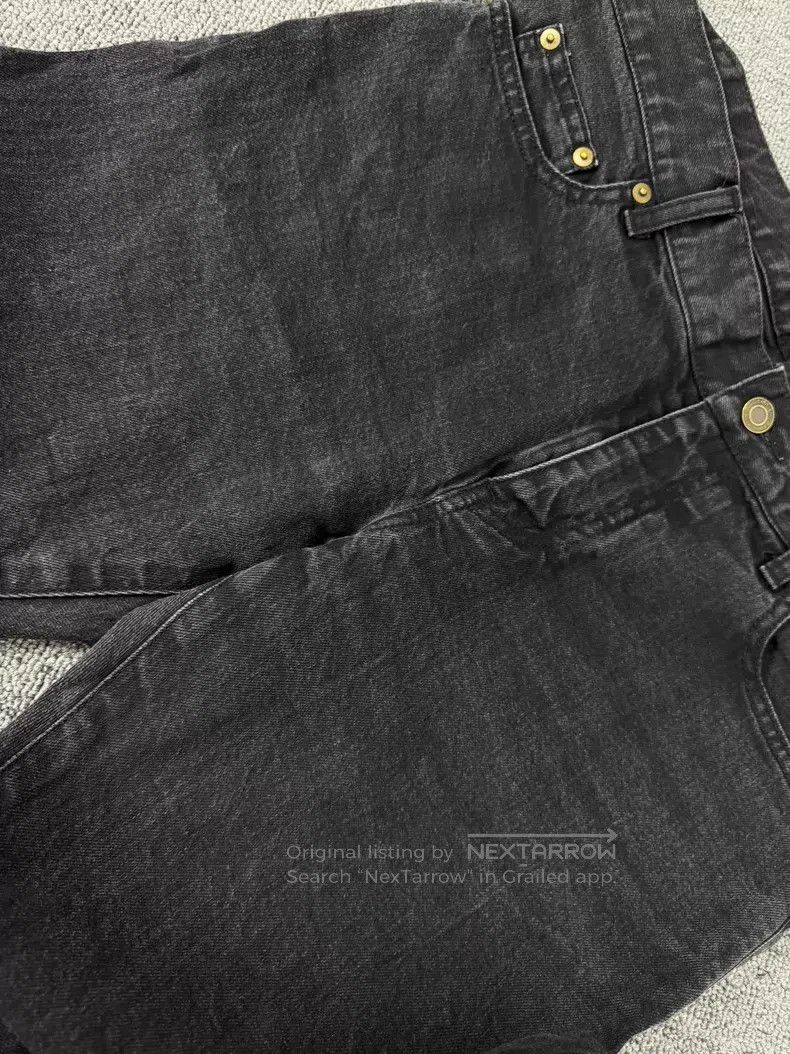 Saint Laurent Paris Saint Laurent Paris Black Washed Denim Pants i Size US 33 - 3 Thumbnail