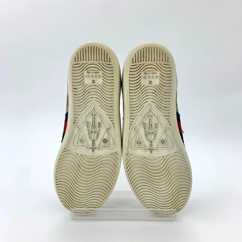 Gucci Gucci Size 35 Ace series size 35 ebony logo old flower ful Size US 5 / EU 37 - 5 Thumbnail