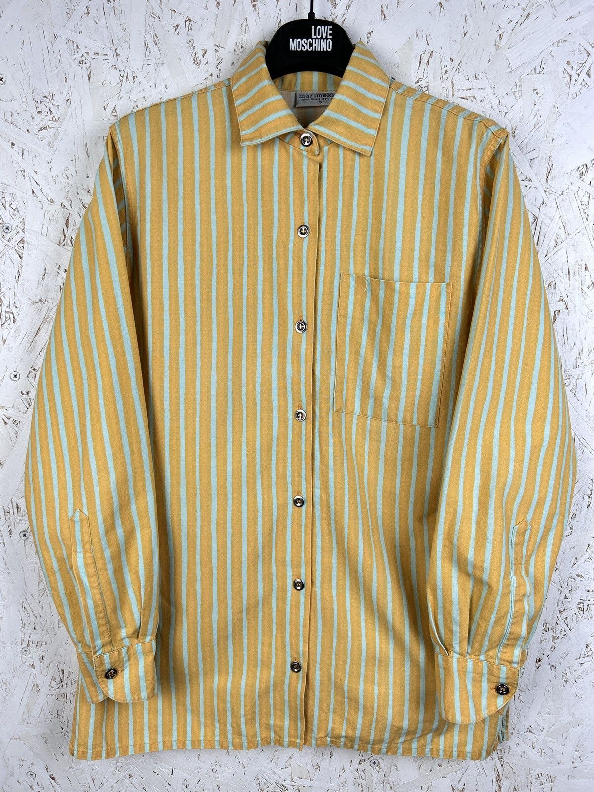 Marimekko Vintage Marimekko Striped Metal Button Jokapoika Shirt Size S / US 4 / IT 40 - 1 Thumbnail