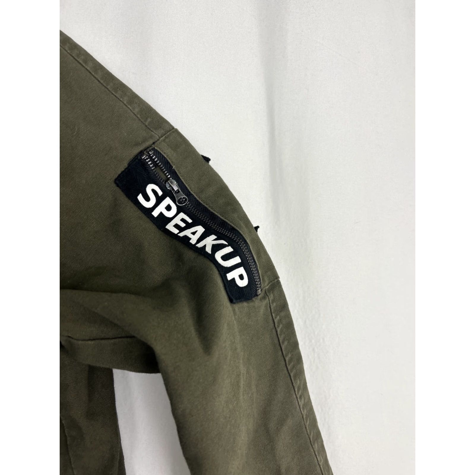 Zara ZARA Military Long Jacket Size M Green Speak Up Basics Z1975 Denim Street Cool Size US M / EU 48-50 / 2 - 6 Thumbnail