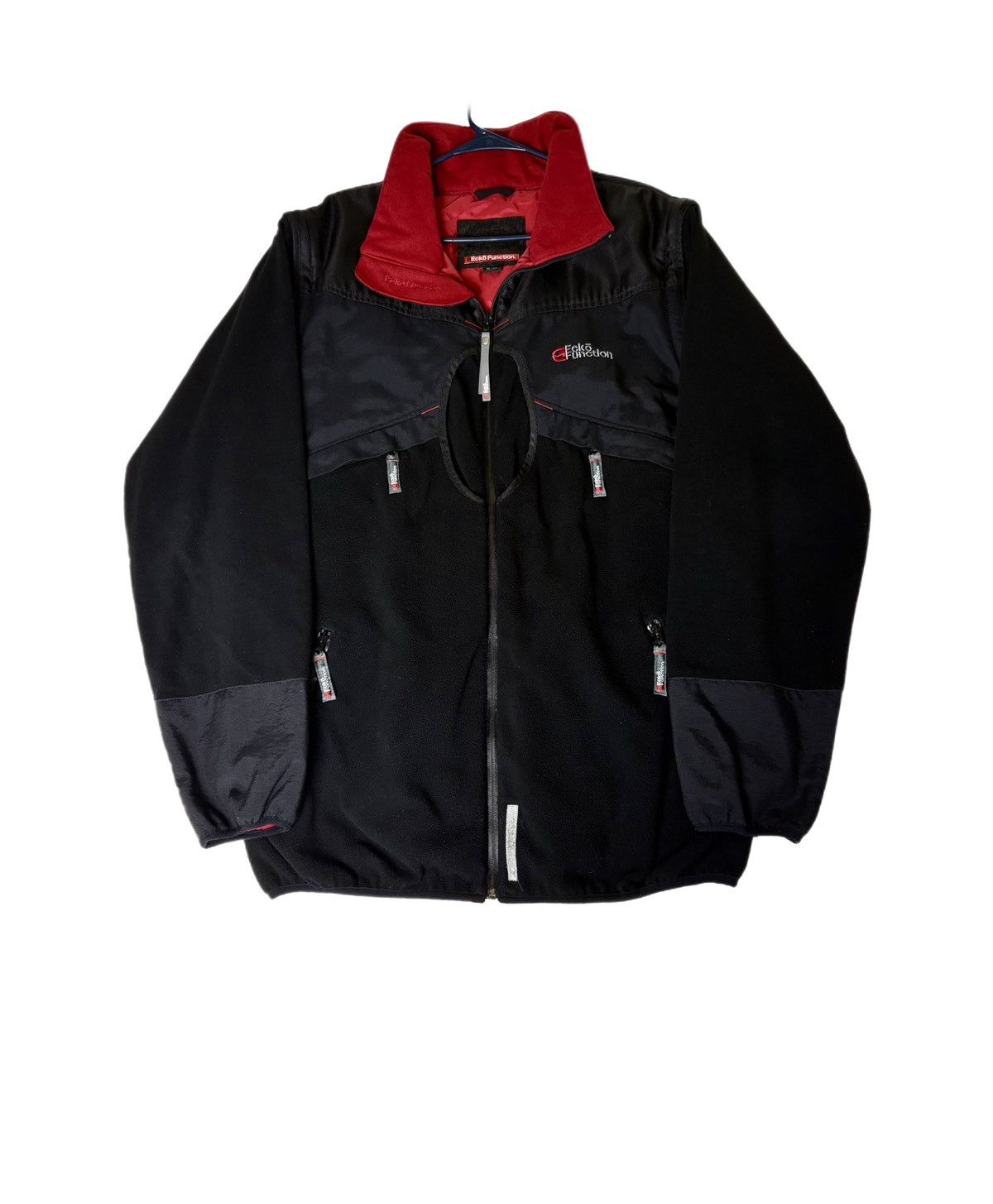 Ecko Unltd. Eckō Function 6 Pocket Convertible Zip Up Fleece Tech Jacket Size US XL / EU 56 / 4 - 2 Thumbnail