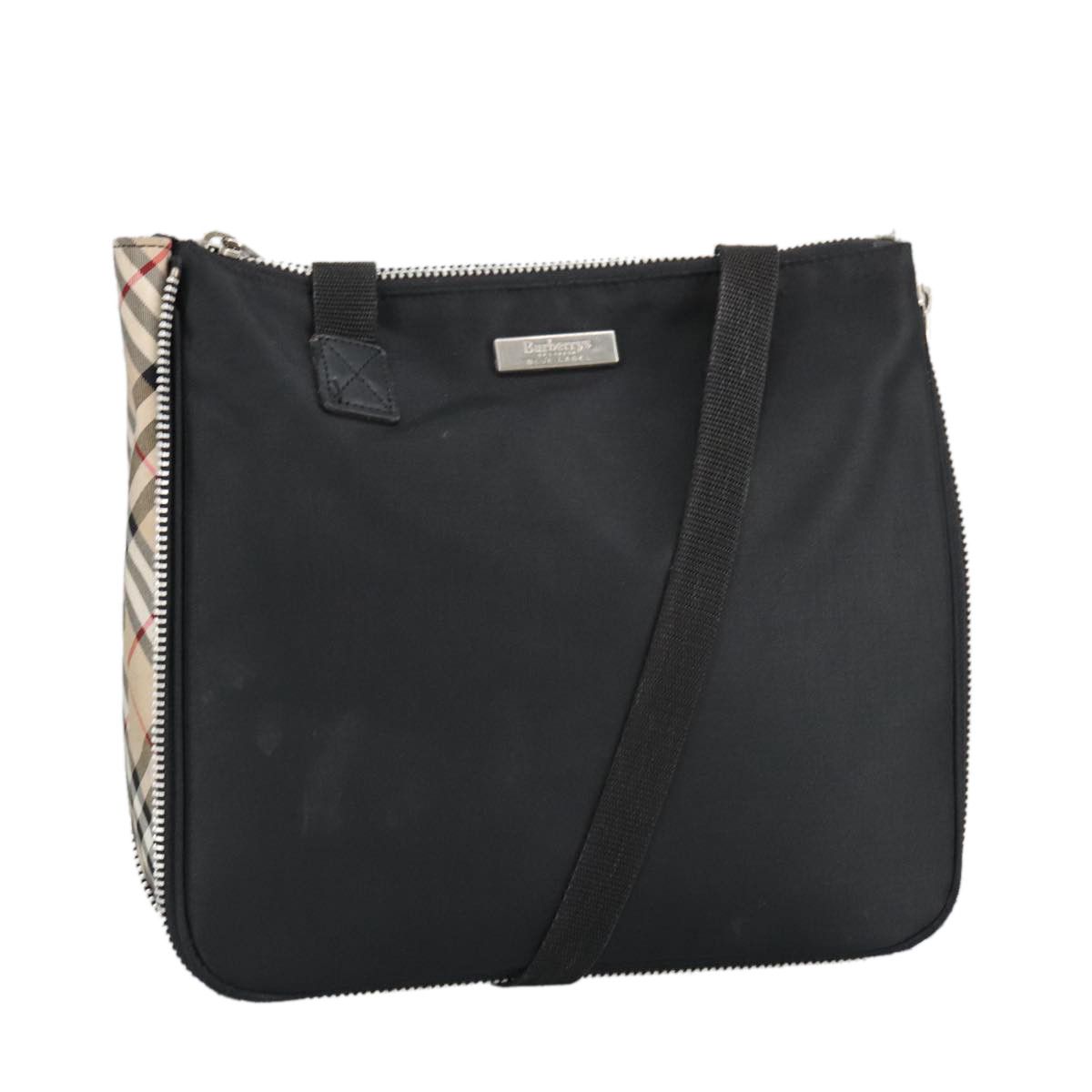 Burberry Black Synthetic Shoulder Bag (Pre-Owned) Size ONE SIZE - 1 Thumbnail