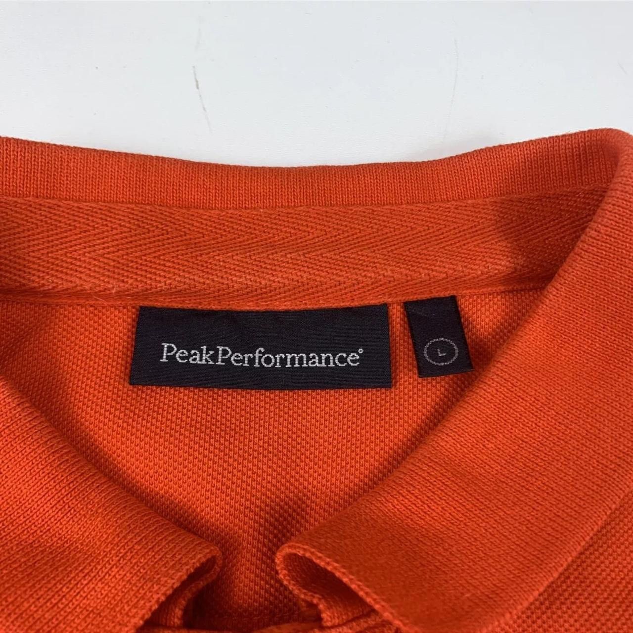 Peak Performance Peak Performance Mens Logo Polo T Shirt Orange Size L Size US L / EU 52-54 / 3 - 3 Thumbnail