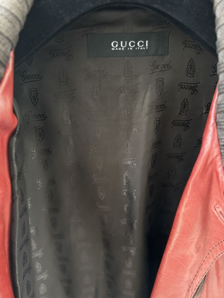 Gucci Gucci Leather Jacket Size US M / EU 48-50 / 2 - 4 Thumbnail