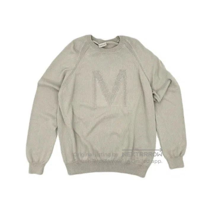 Moncler Moncler SS23 Letter Knit Crew Neck Pullover Sweater. Size US XXL / EU 58 / 5 - 2 Thumbnail