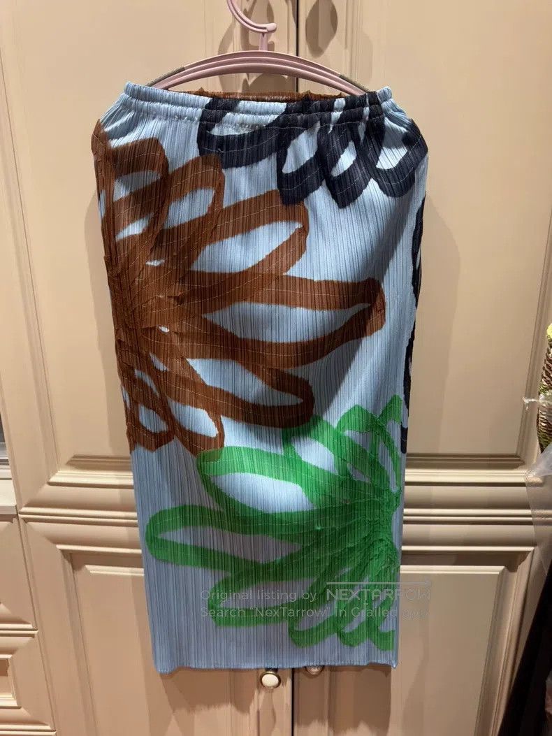 Issey Miyake Issey Miyake Blue Midi Skirt Size 26" / US 2 / IT 38 - 2 Thumbnail