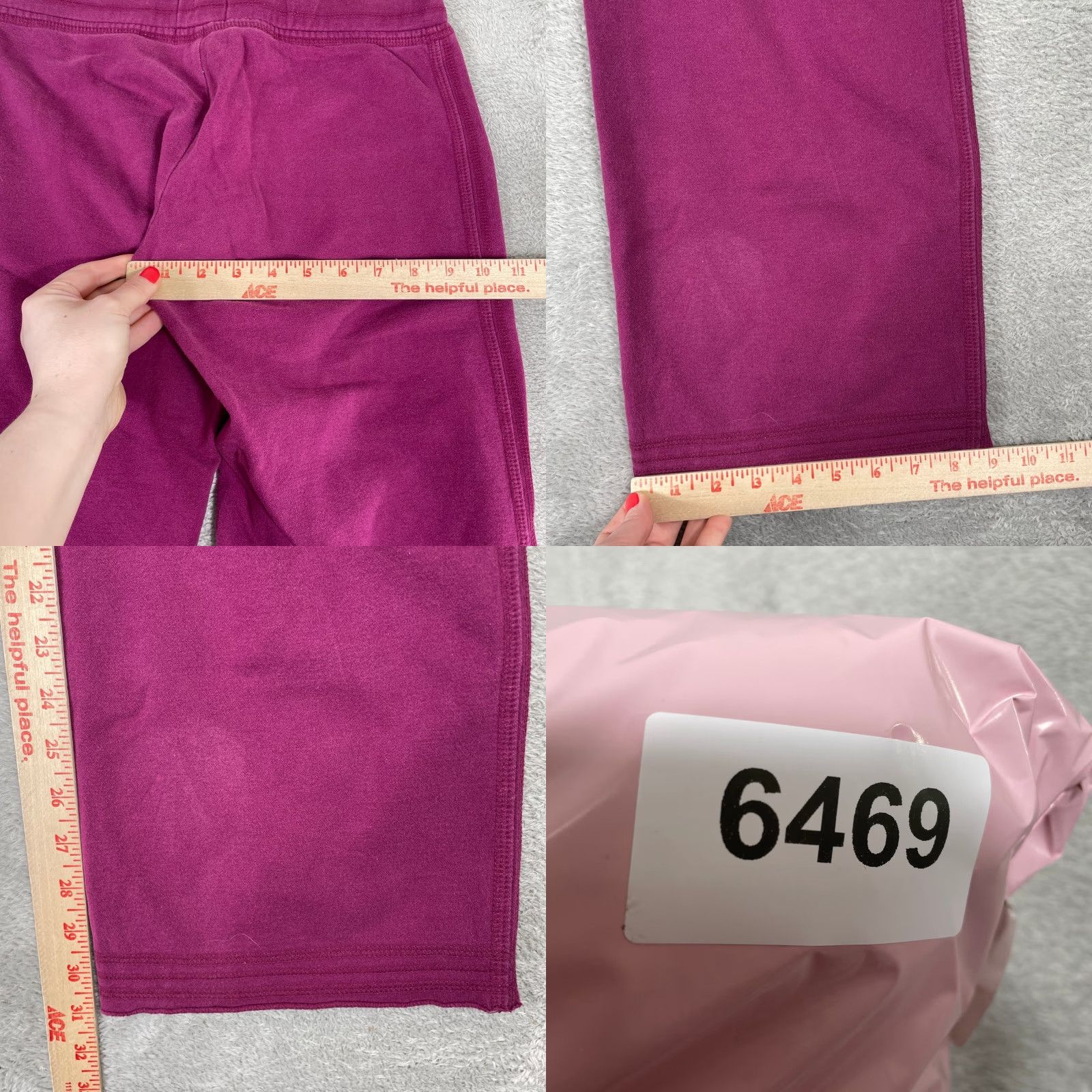Vintage VINTAGE SO Sweatpants Womens M Wide-Leg Drawstring Lounge Pants Purple Y2K Vintage 2000s Women’s Wide-Leg Track Pants Size 24" / US 00 / IT 34 - 8 Thumbnail