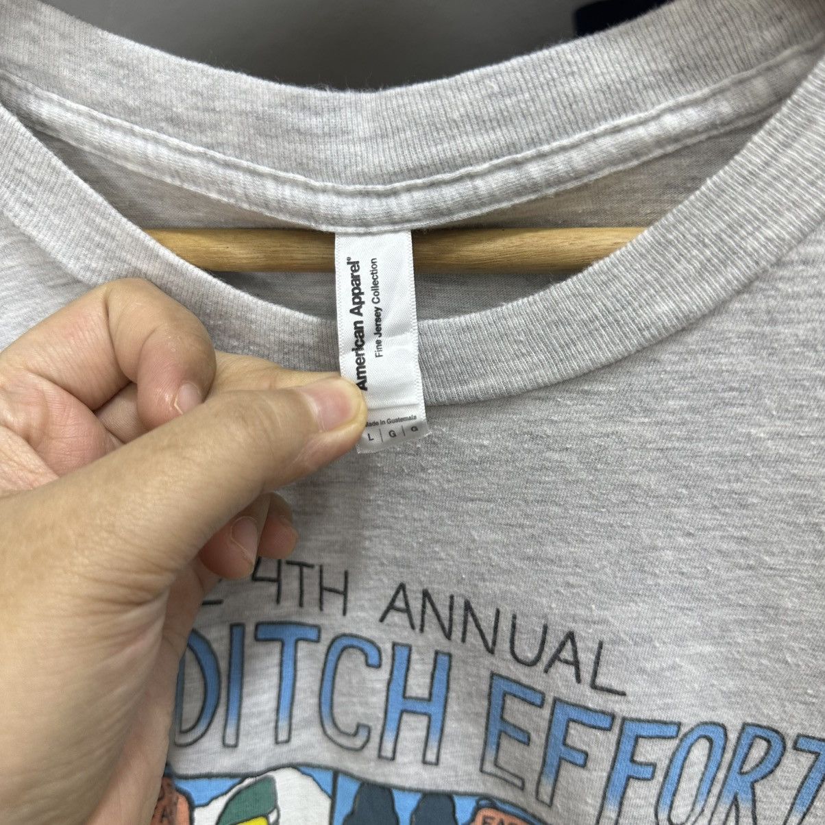 American Apparel × Vintage Rare Annual Last Ditch Effort Tees Size US L / EU 52-54 / 3 - 4 Thumbnail