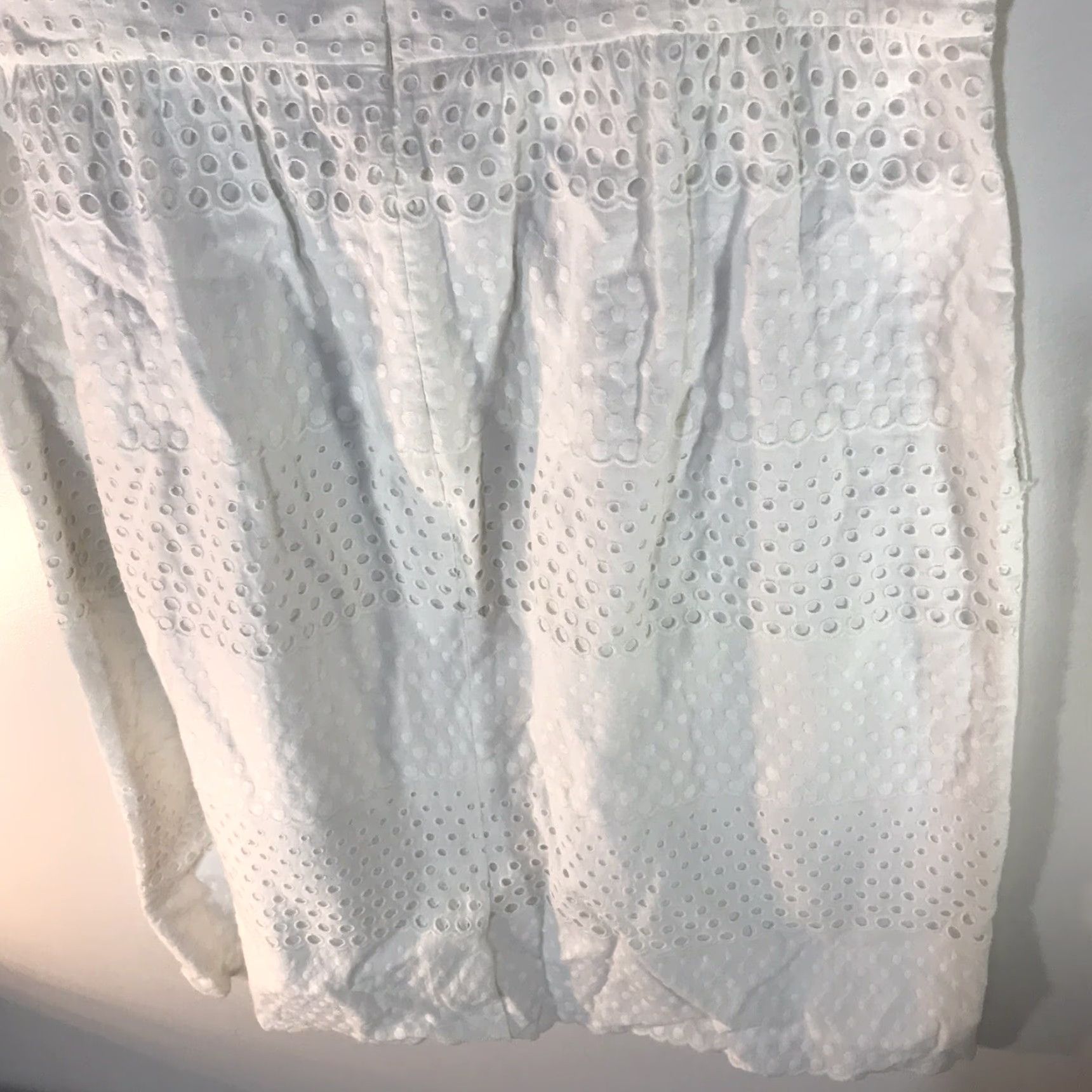 J.Crew J.CREW White Embroidered Midi Dress Womens Size 14 Sleeveless Career Shift Size XL / US 12-14 / IT 48-50 - 6 Thumbnail