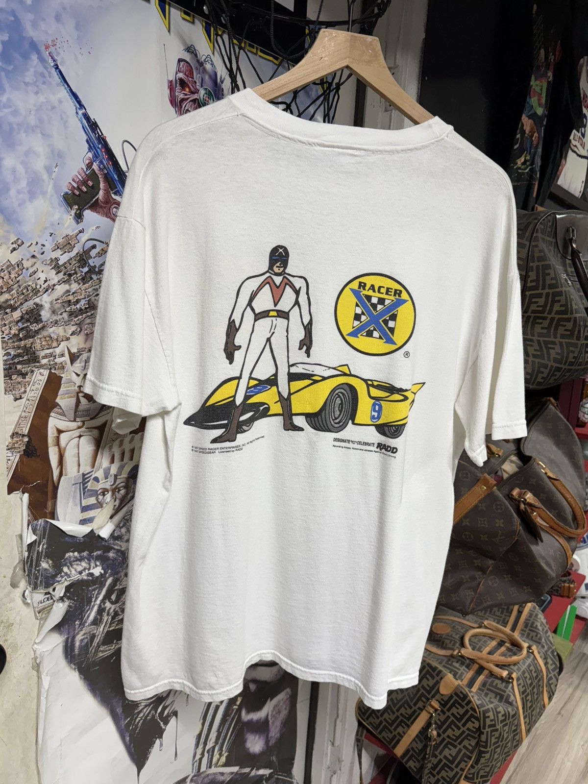 Vintage Vintage 90’s Speed Racer T-Shirt Vtg Cartoon Tee Large Size US L / EU 52-54 / 3 - 8 Thumbnail