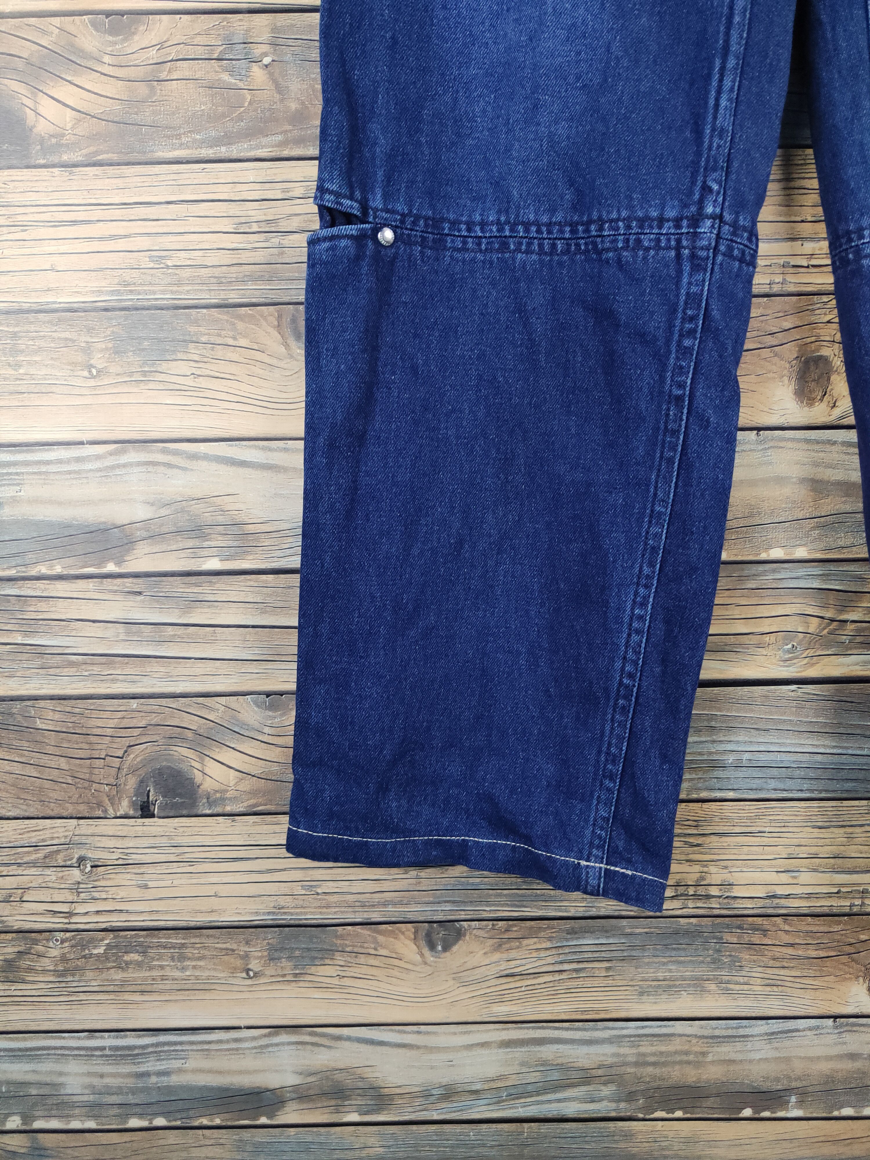 Japanese Brand DL Transer Blue Distressed Ripped Jeans #2438 Size US 28 / EU 44 - 4 Thumbnail