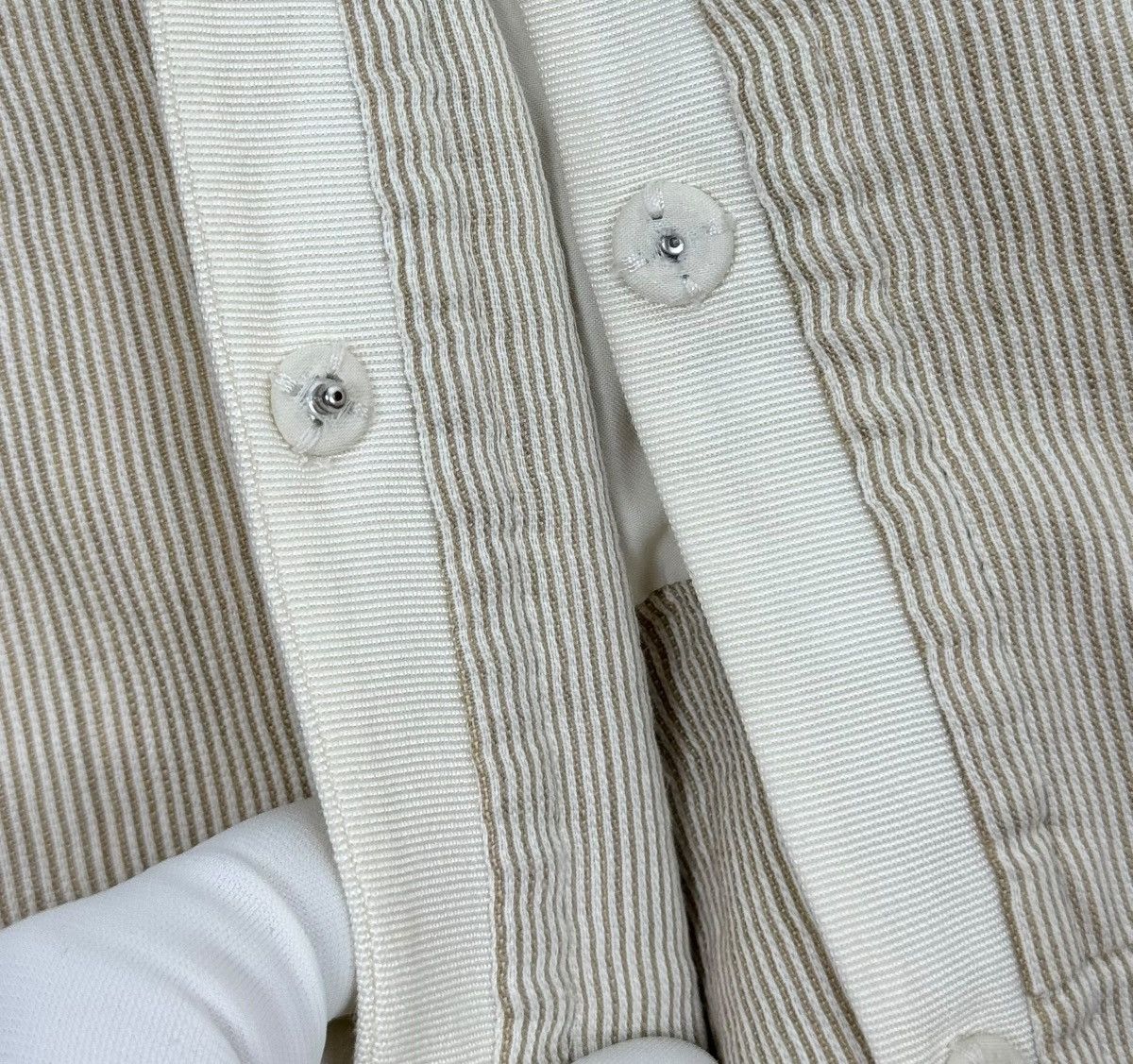 Armani Collezioni Armani Collezioni Striped Linen Jacket size 48 Size XL / US 12-14 / IT 48-50 - 13 Thumbnail