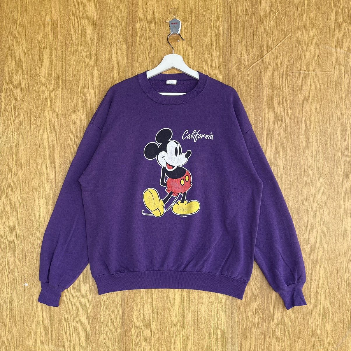 Cartoon Network × Mickey Mouse × Vintage Vintage Famous Cartoon Character Mickey Mouse Sweatshirt Size US L / EU 52-54 / 3 - 1 Thumbnail