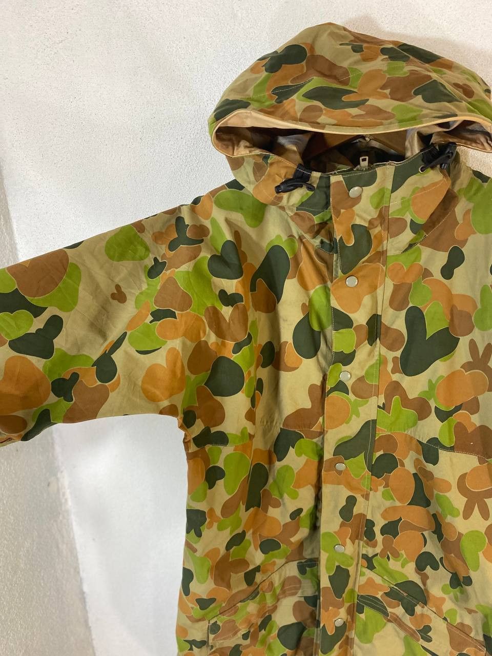 Vintage camo frogskin waterproof long jacket nice design Size US M / EU 48-50 / 2 - 5 Thumbnail