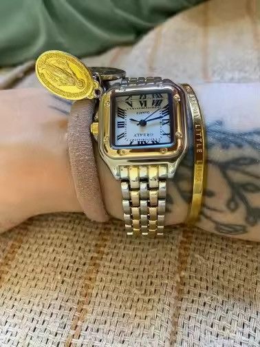 Jewelry Vintage 90s vintage retro luxury style quartz watch Size ONE SIZE - 4 Thumbnail