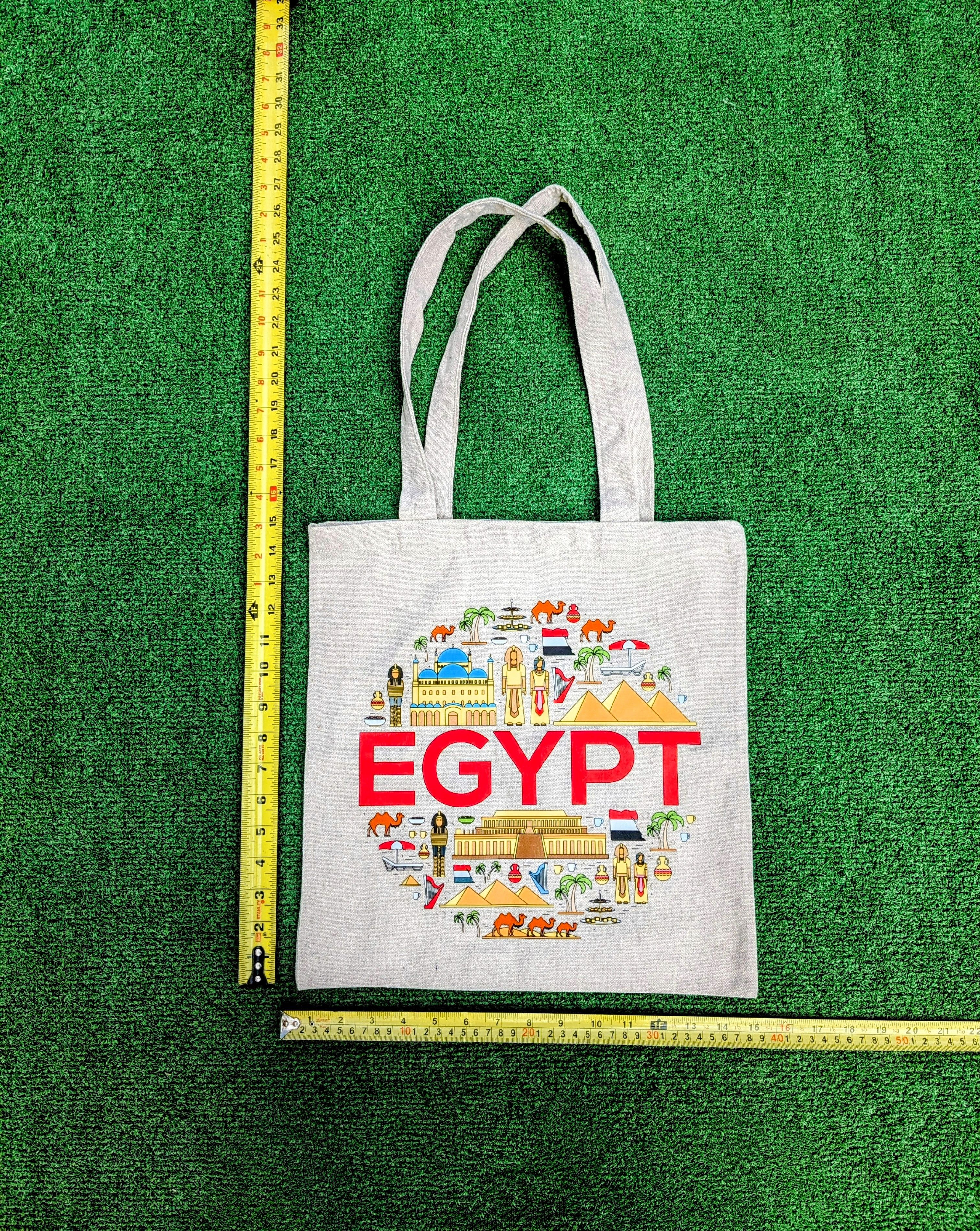 Designer Egyptian Civilization Folklore Heavy-Duty Carry Tote Bag Size ONE SIZE - 2 Thumbnail