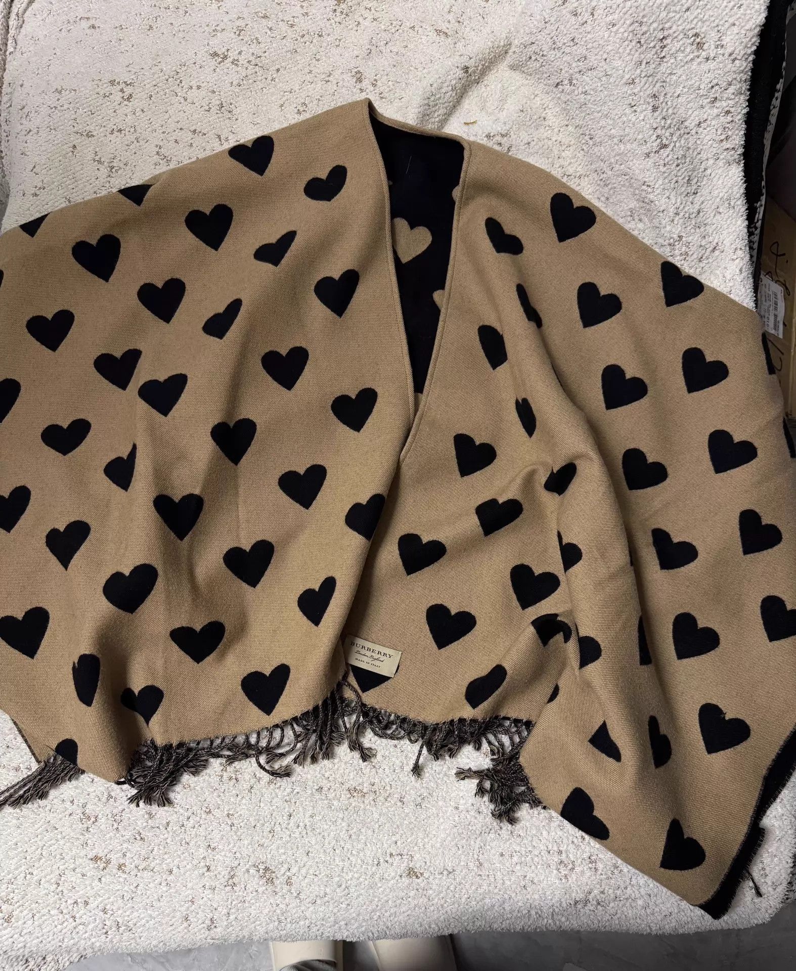 Burberry Burberry Double-Faced Cashmere Cape - No Wash Tag Size ONE SIZE - 3 Thumbnail