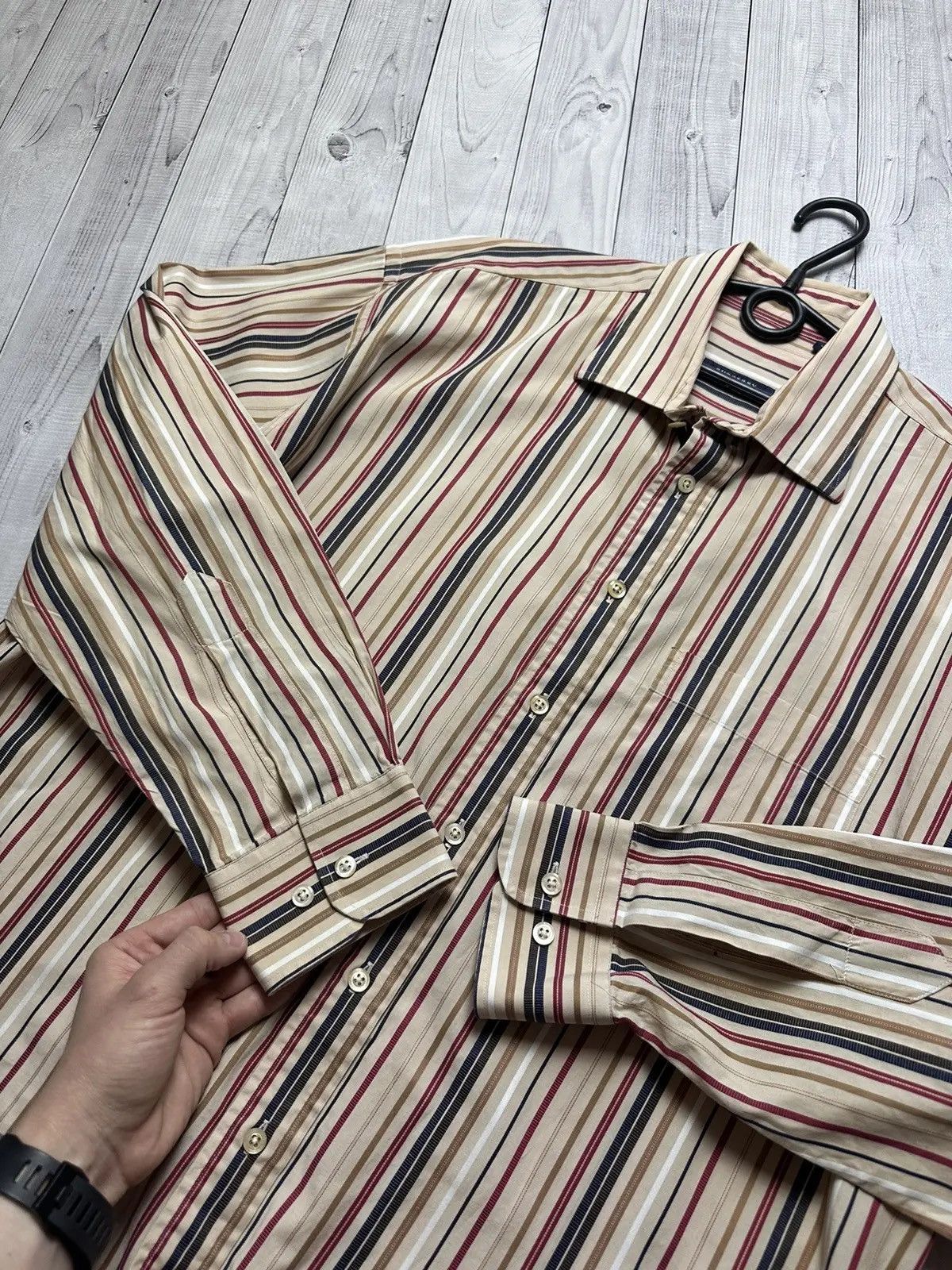 Burberry Vintage Burberry striped plaid shirt L rare Size US L / EU 52-54 / 3 - 4 Thumbnail
