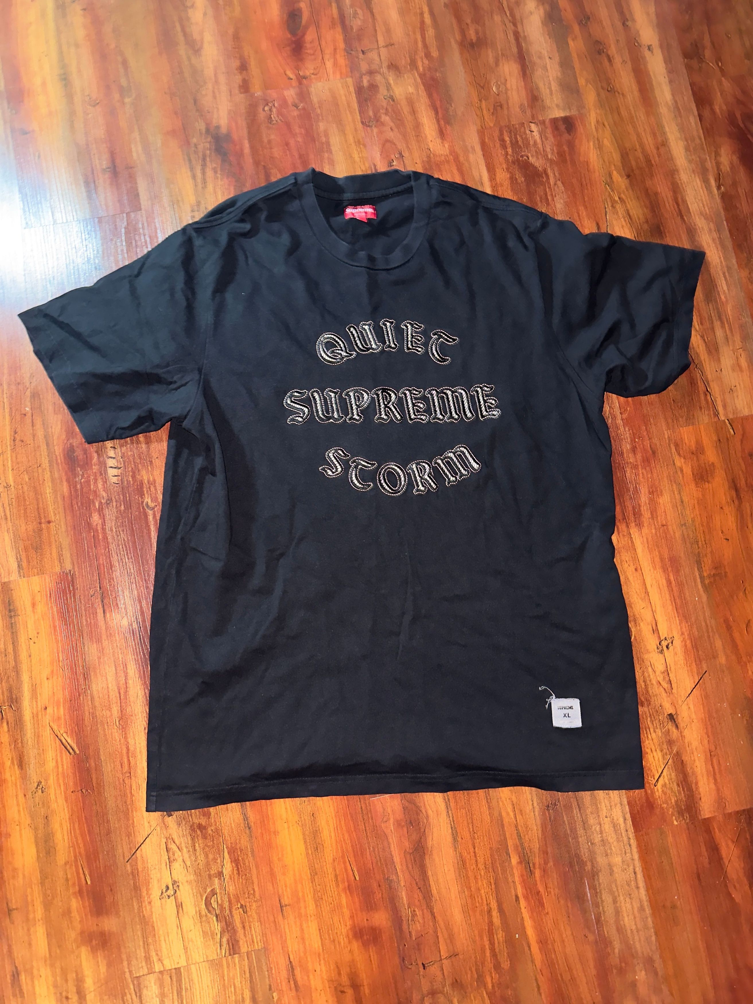 Supreme Supreme Quiet Storm Tee Size US XL / EU 56 / 4 - 1 Thumbnail