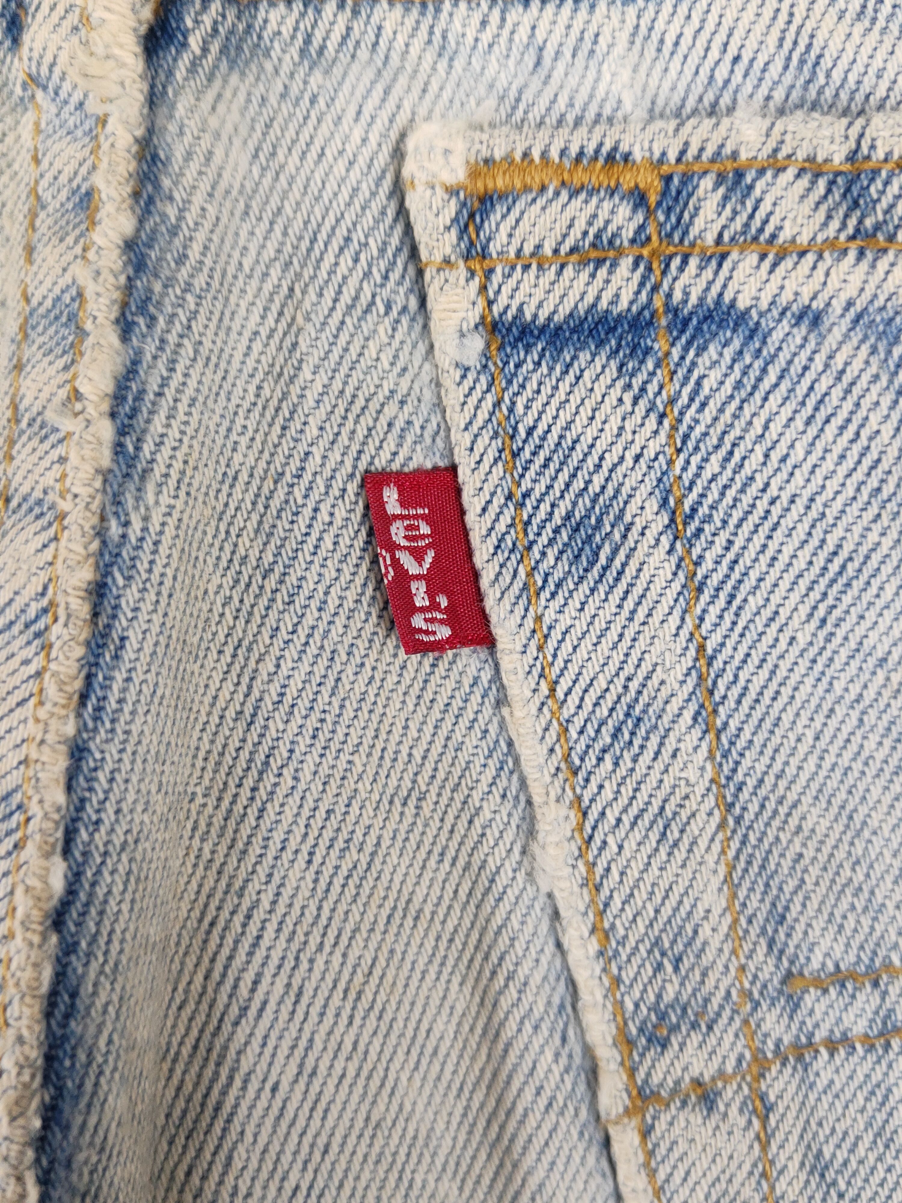Levi's 505 Levi's Light Blue Distressed Ripped Jeans #W1572 Size US 34 / EU 50 - 11 Thumbnail