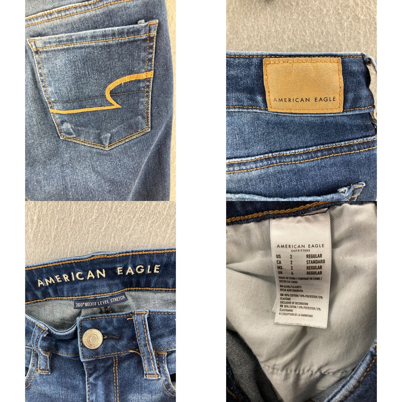 American Eagle Outfitters American Eagle Outfitters Jeans Womens 2 Regular Distressed Hi Rise Jeggings Jeans Women XS-2? Size 26" / US 2 / IT 38 - 8 Thumbnail