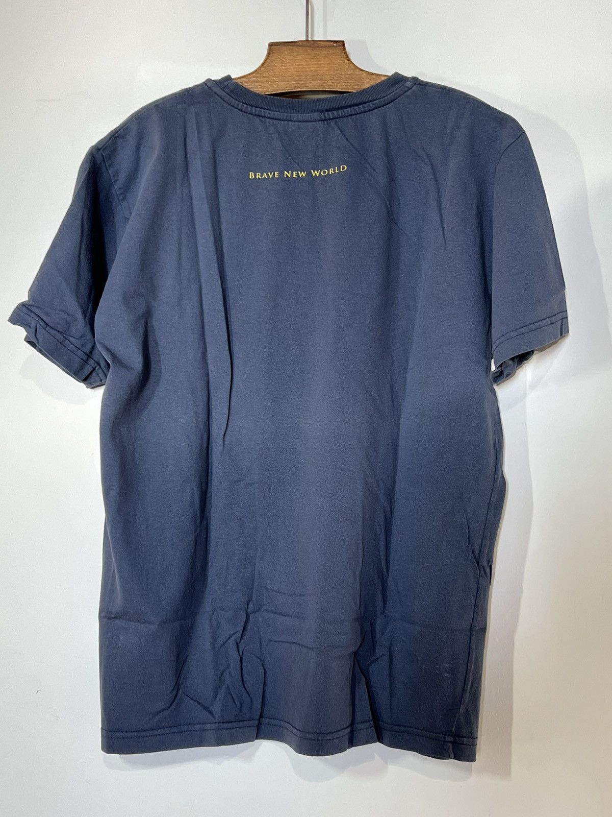 Band Tees Vintage 90s Iron maiden brave new world logo shirt blue Size US L / EU 52-54 / 3 - 5 Thumbnail
