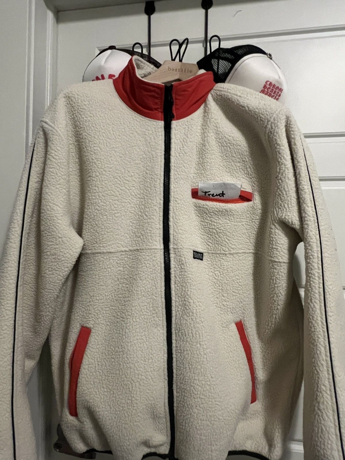 image of Stussy Sherpa in White, Men's (Size XL)