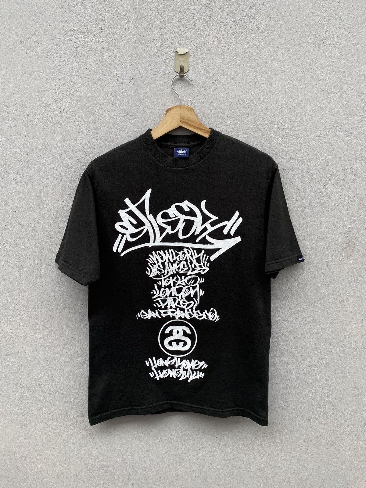 Stussy Vintage RARE 00s Stussy Project x SLICK World Tour Tee Size US S / EU 44-46 / 1 - 1 Thumbnail
