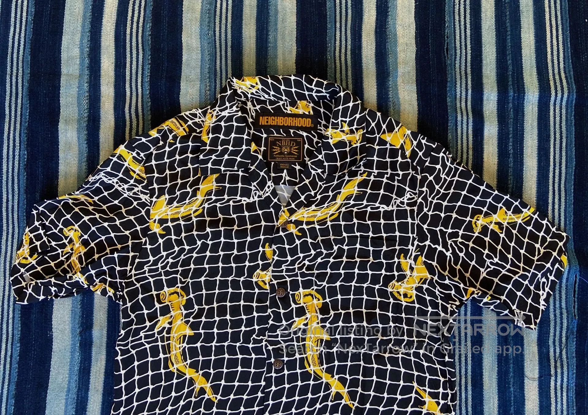 Neighborhood neighborhood shark aloha short sleeve shirt. Size US S / EU 44-46 / 1 - 3 Thumbnail