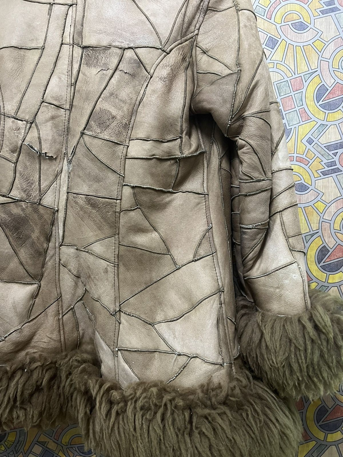 Japanese Brand × Leather RARE SHEEPSKIN COAT FUR LEATHER JACKET UNISEX Size S / US 4 / IT 40 - 9 Thumbnail
