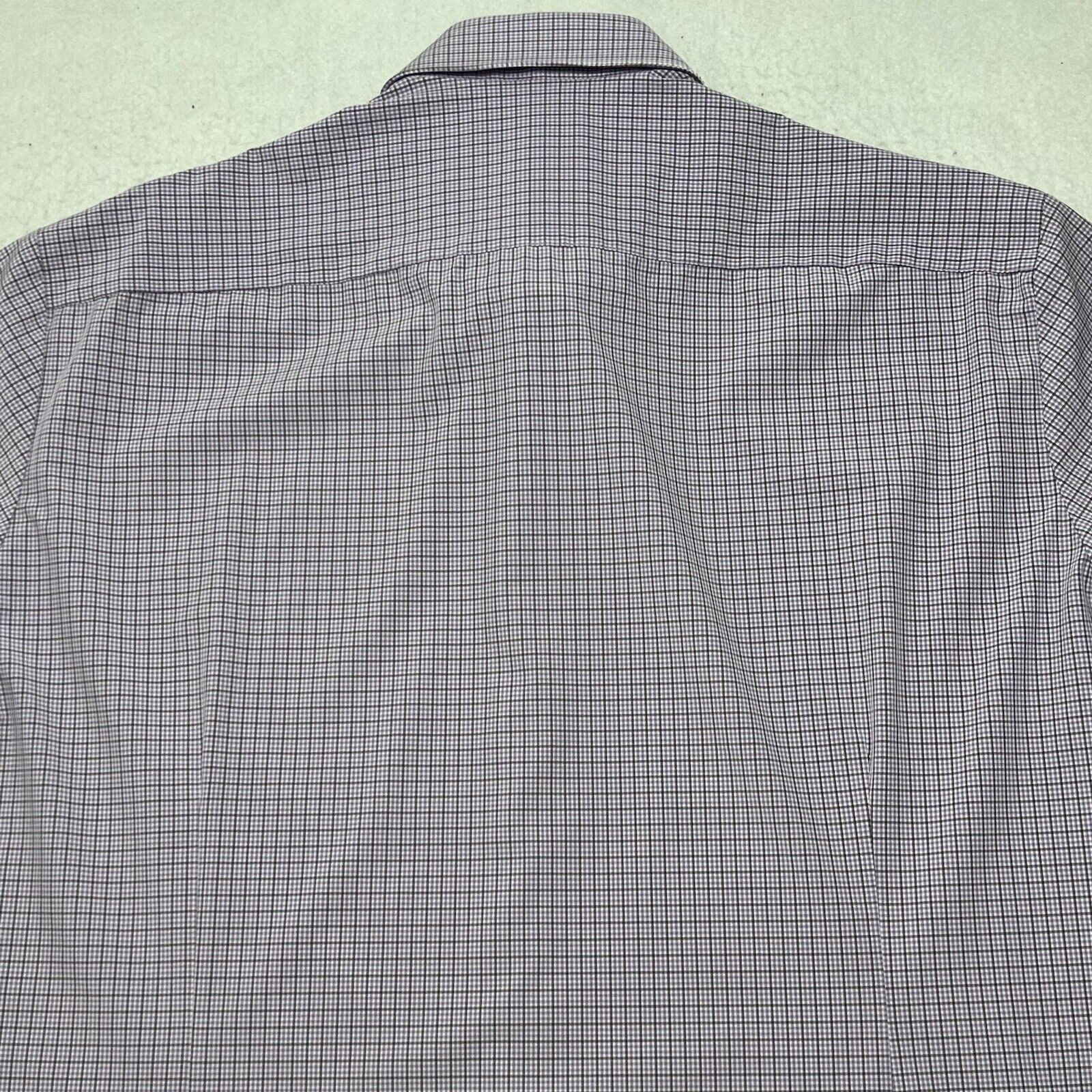 Kirkland Signature Kirkland Signature Button Up Shirt Purple Grid Striped Size US XXL / EU 58 / 5 - 11 Thumbnail