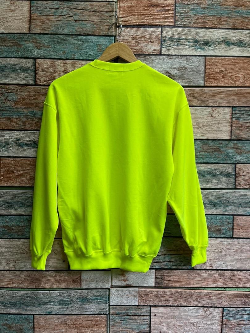 Yamaha Vintage 90s Team Yamaha "Turn Gold" Neon Sweatshirt Size M Size US M / EU 48-50 / 2 - 2 Thumbnail