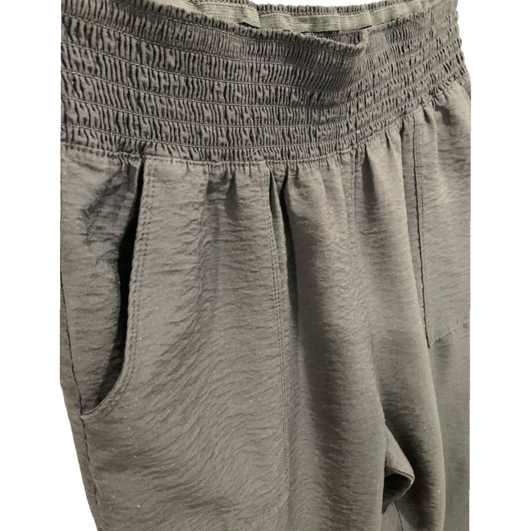 Vintage Simply Vera Wang Pants Womens XL Black Pull on Pockets Loose Fit Size 40" / US 18 - 7 Thumbnail