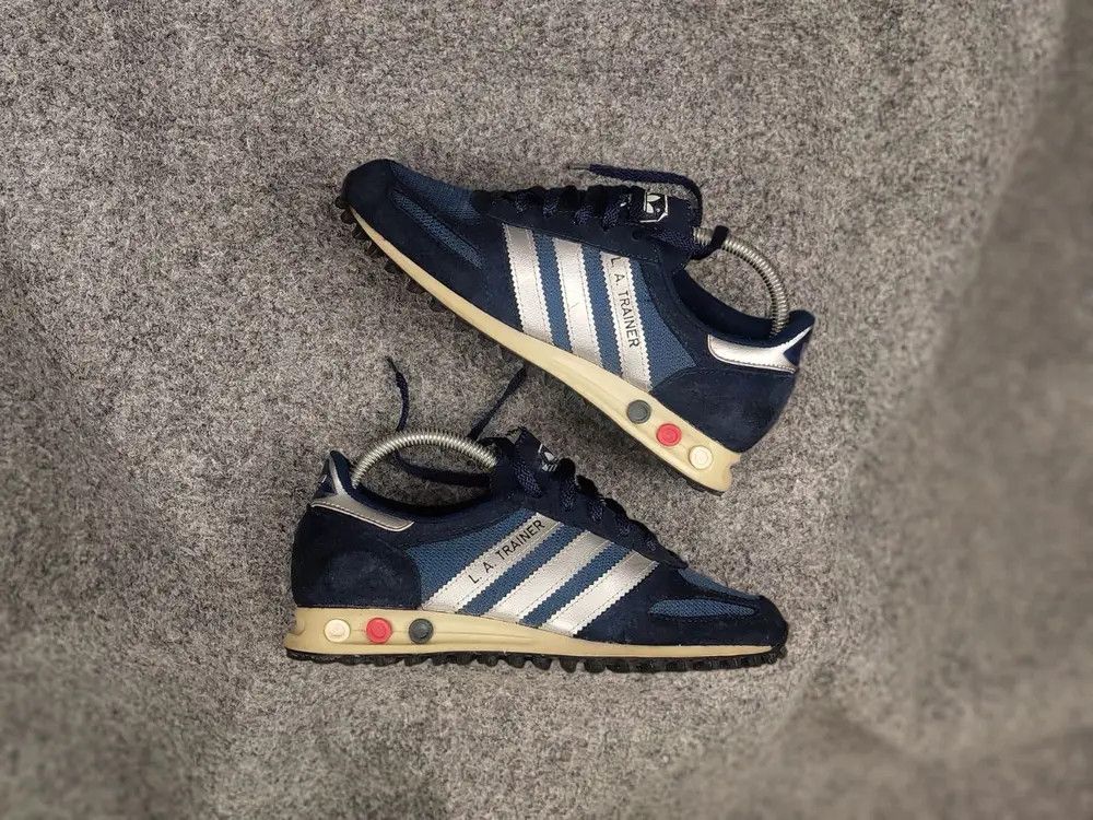 Adidas Rare Vintage 95's Adidas L.A.Trainer Sneakers made Slovenia Size US 5.5 / EU 38 - 2 Thumbnail