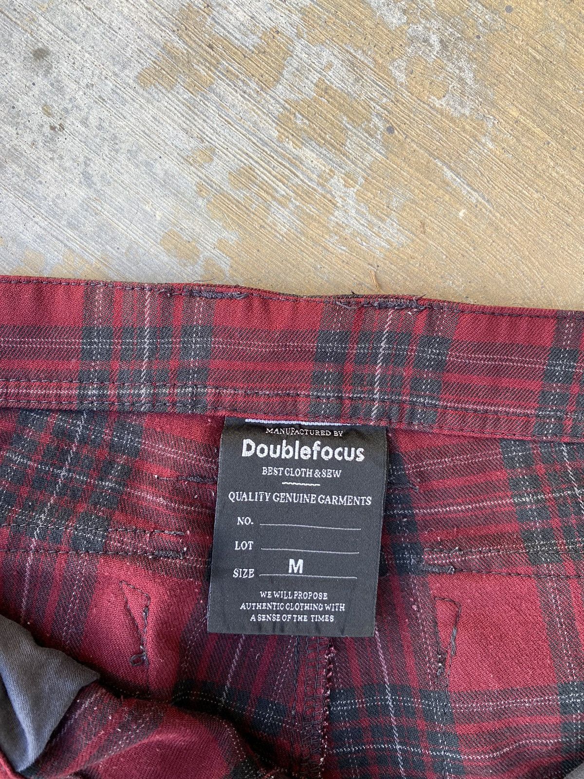 If Six Was Nine Double focus checkered punk cargo pants Size US 31 - 10 Thumbnail