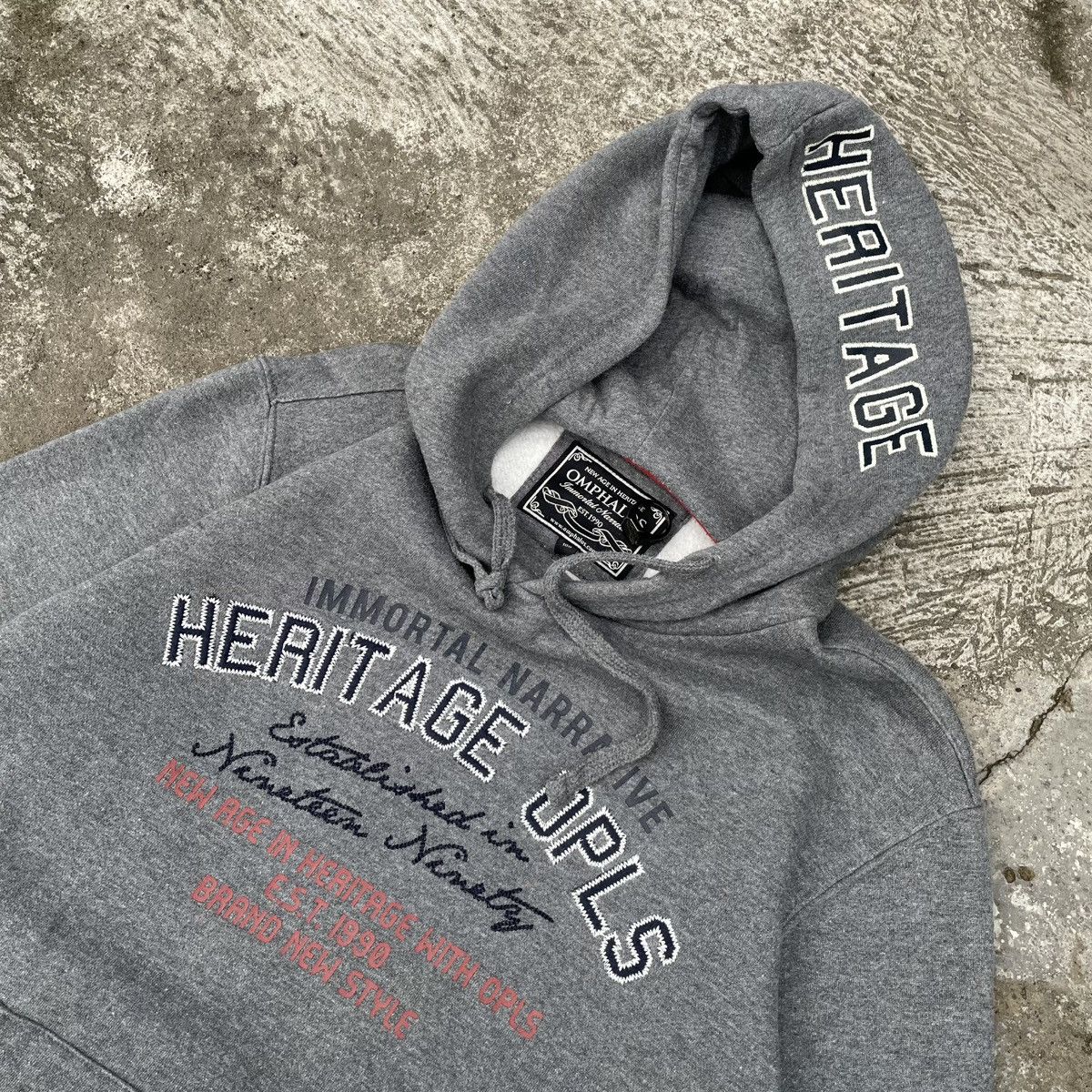 Vintage Hoodie omphalos grey Size US M / EU 48-50 / 2 - 4 Thumbnail