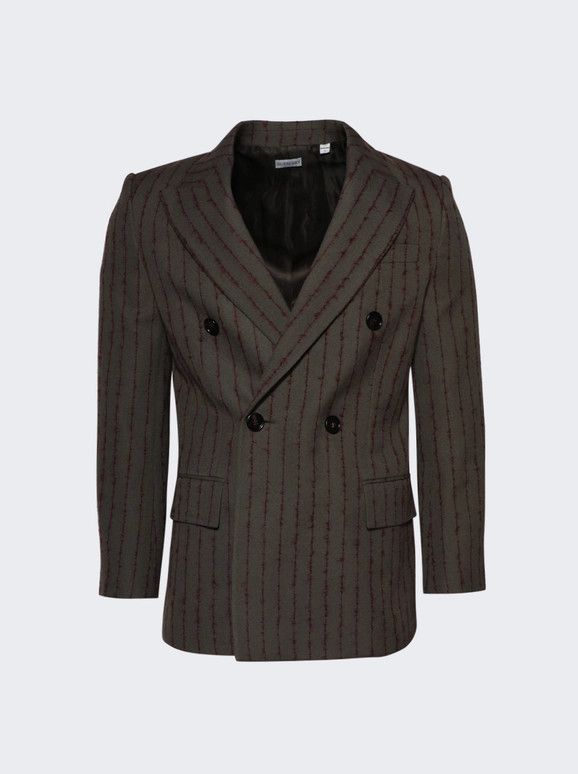 Burberry o1mle0326 Tailored Jacket in Gray Size US XXS / EU 40 - 1 Thumbnail