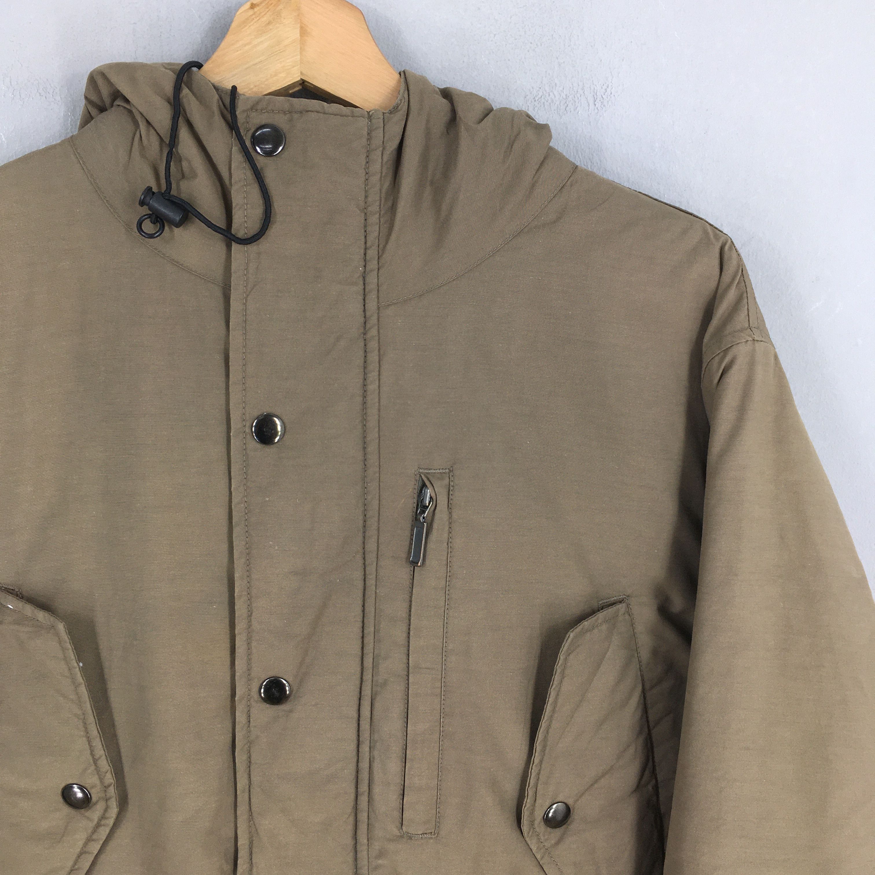 Japanese Brand Semantic Design Japan Brown Tactical Utility Hoodie Jacket Size US L / EU 52-54 / 3 - 2 Thumbnail