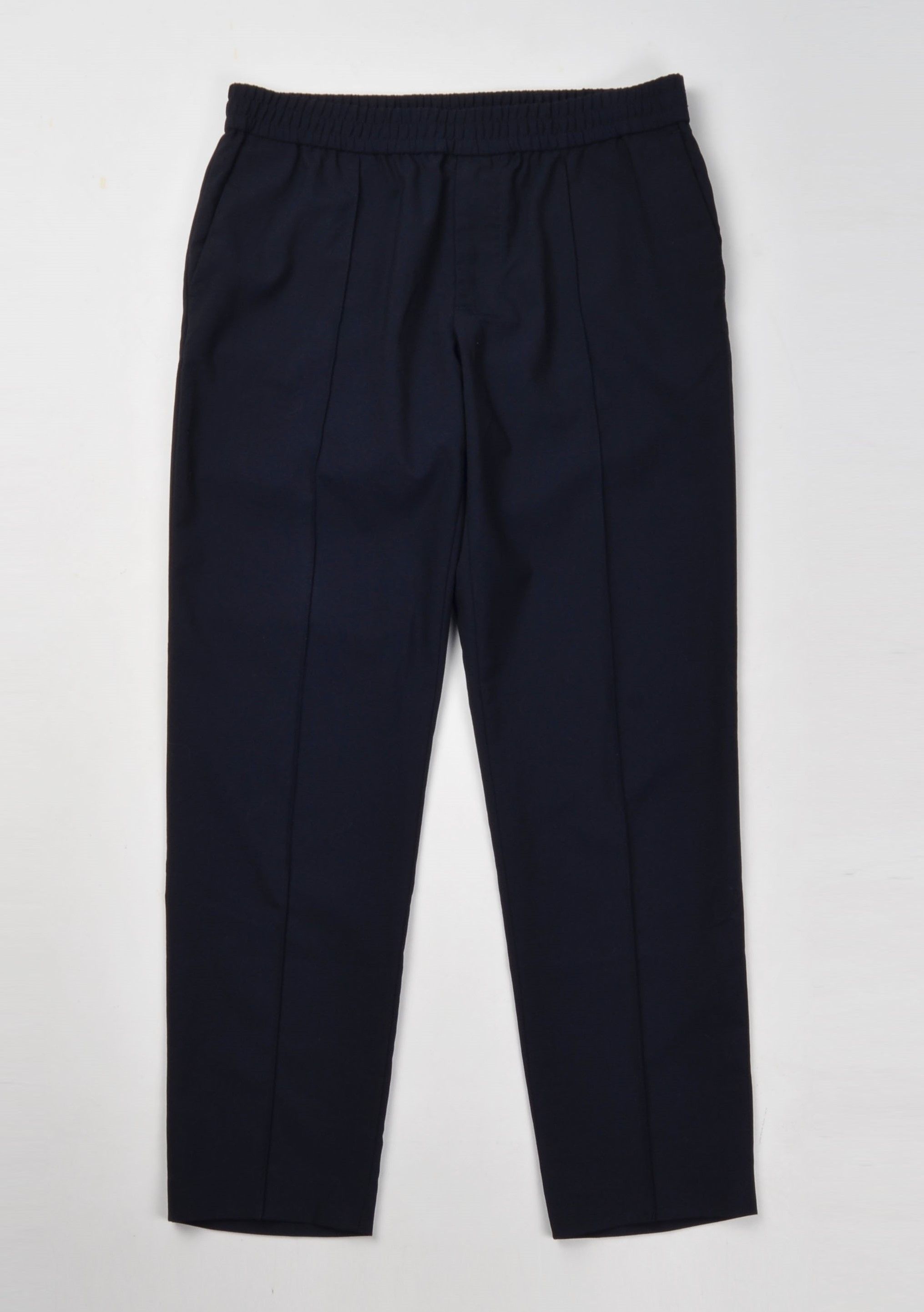 Armani × Emporio Armani Emporio Armani Navy Wool Blend Carrot Fit Trousers Pants Size US 32 / EU 48 - 1 Thumbnail